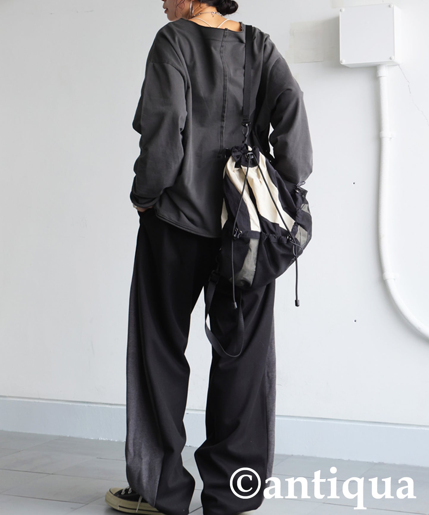 Tucked Wide Pants Ladies