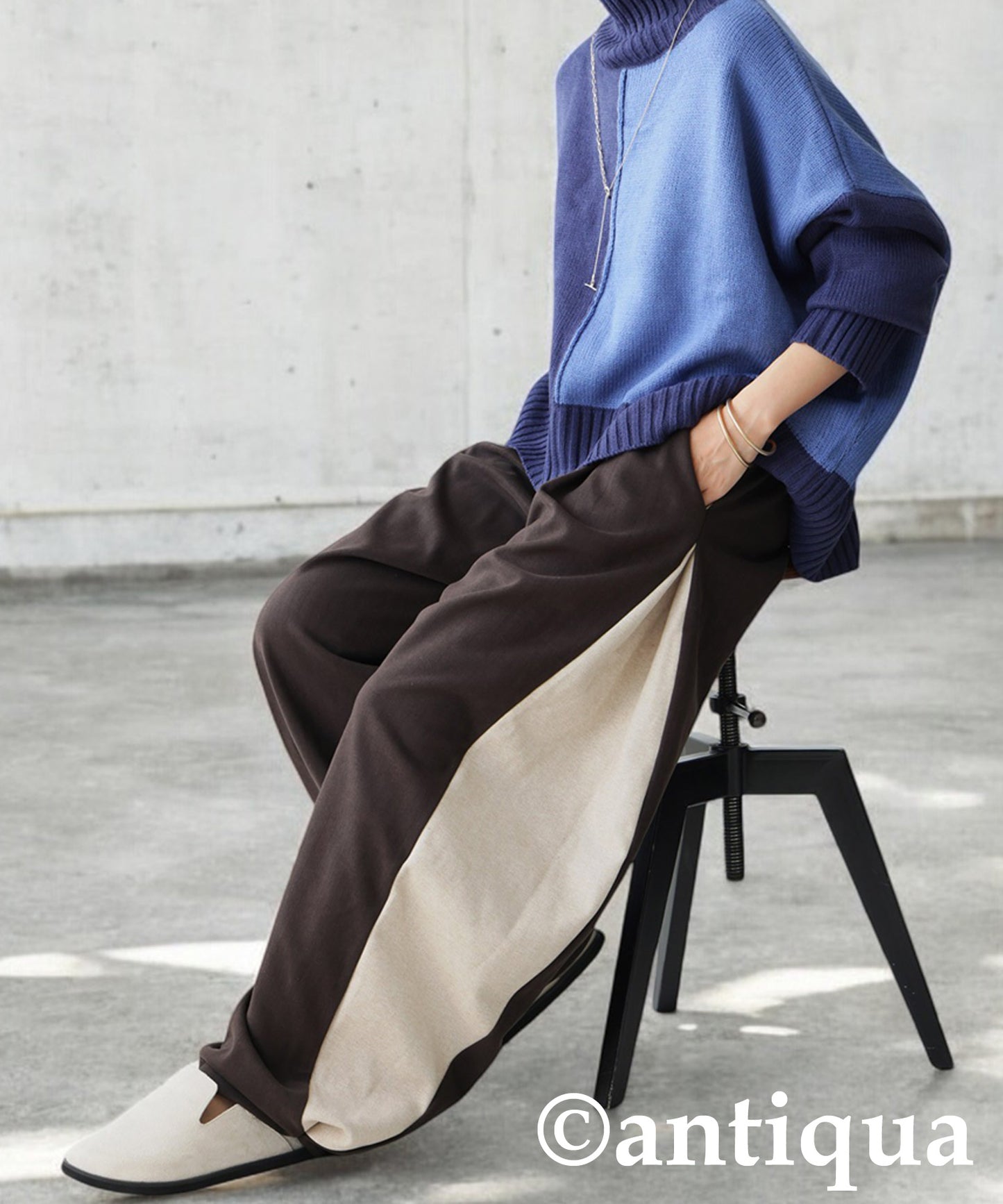 Tucked Wide Pants Ladies