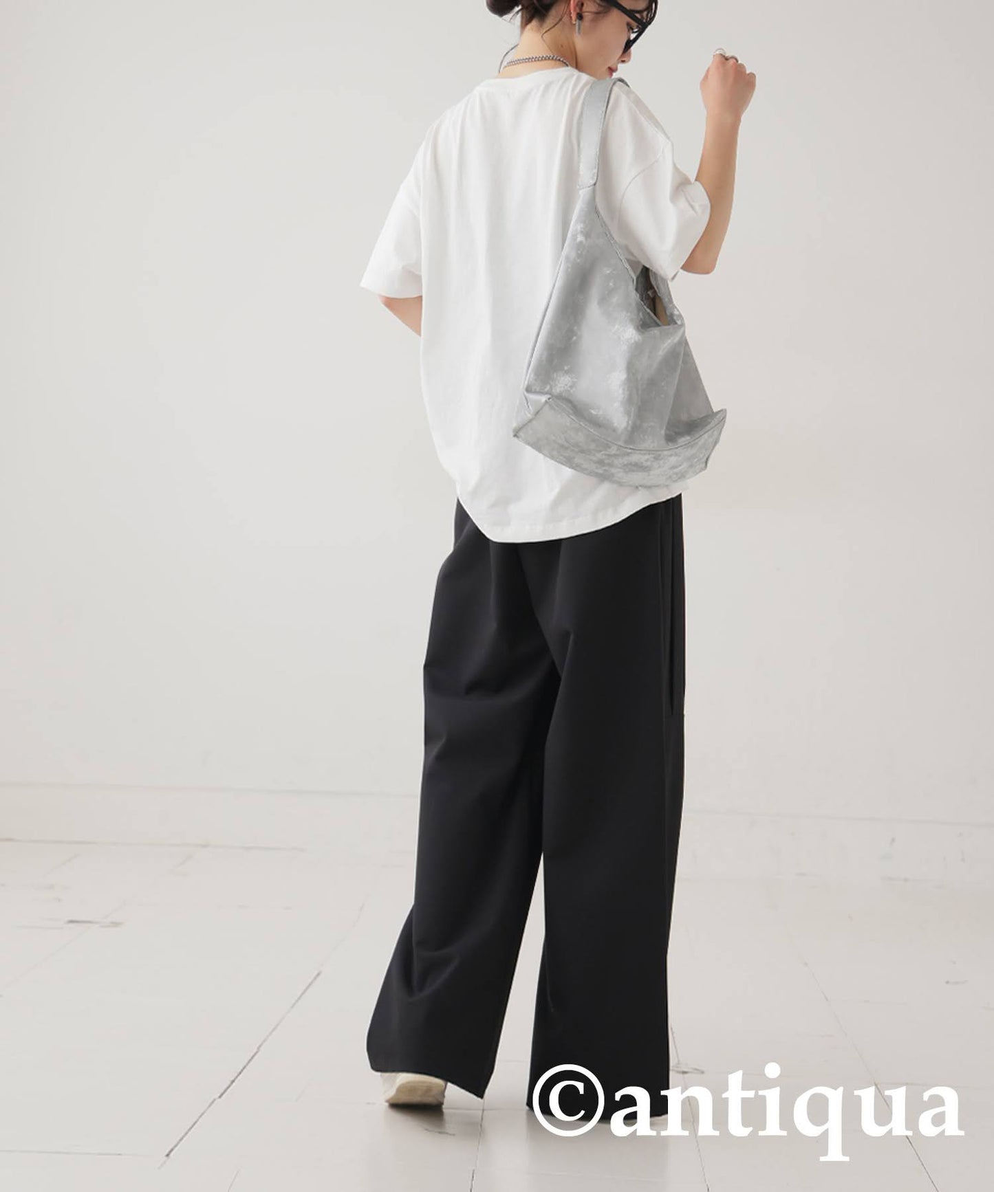 Ladies Side Pleated Pants