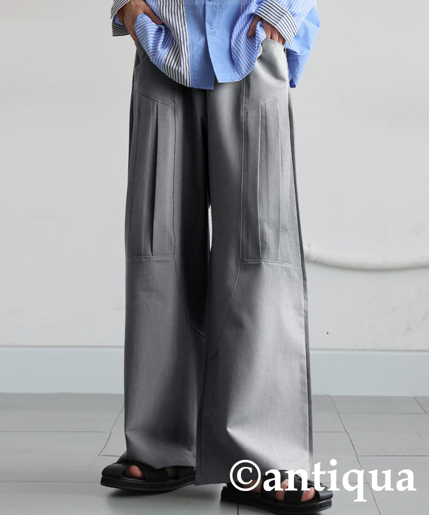 Men's Side Pleated Pants