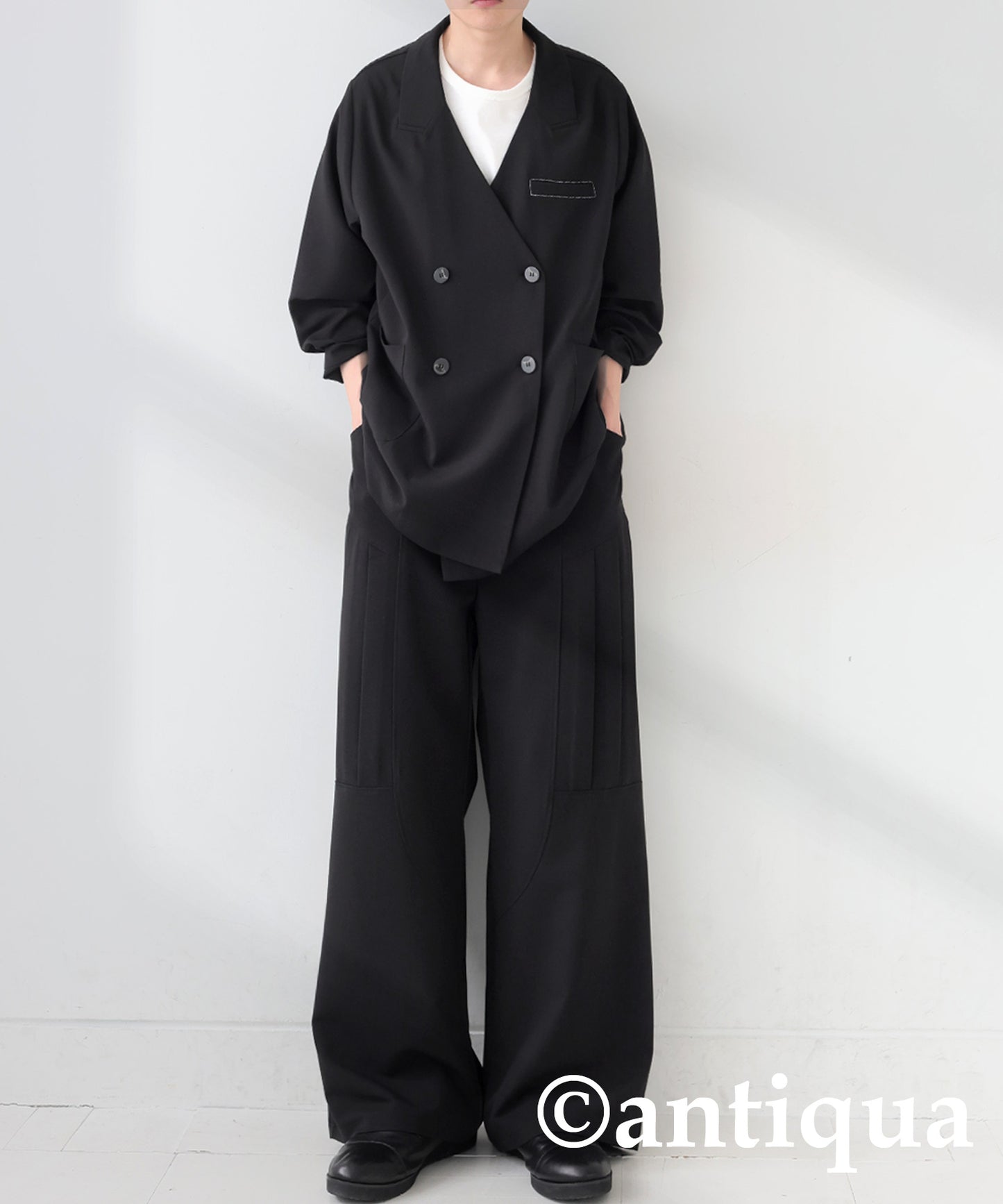 Men's Side Pleated Pants