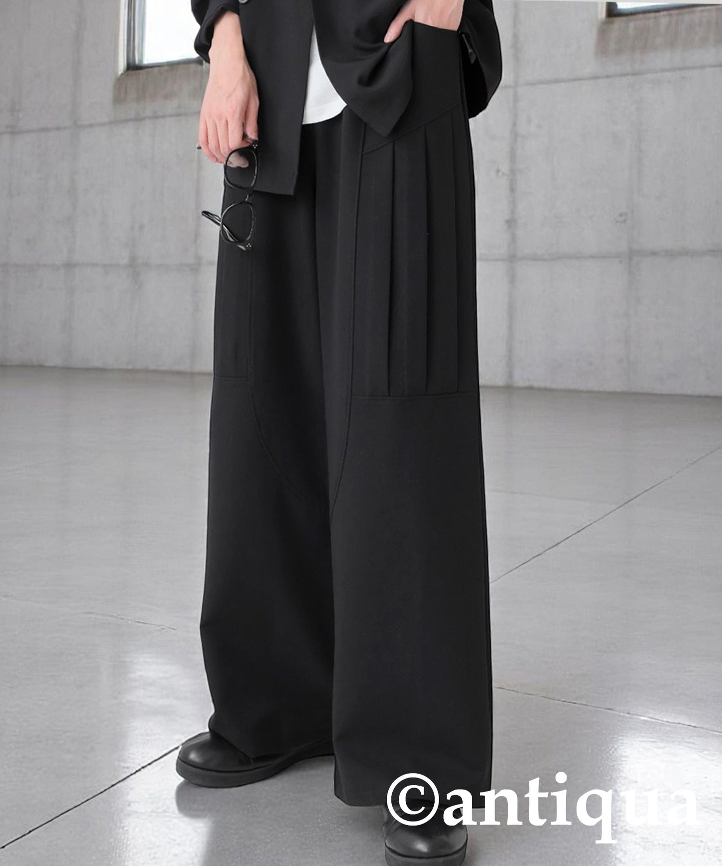 Men's Side Pleated Pants