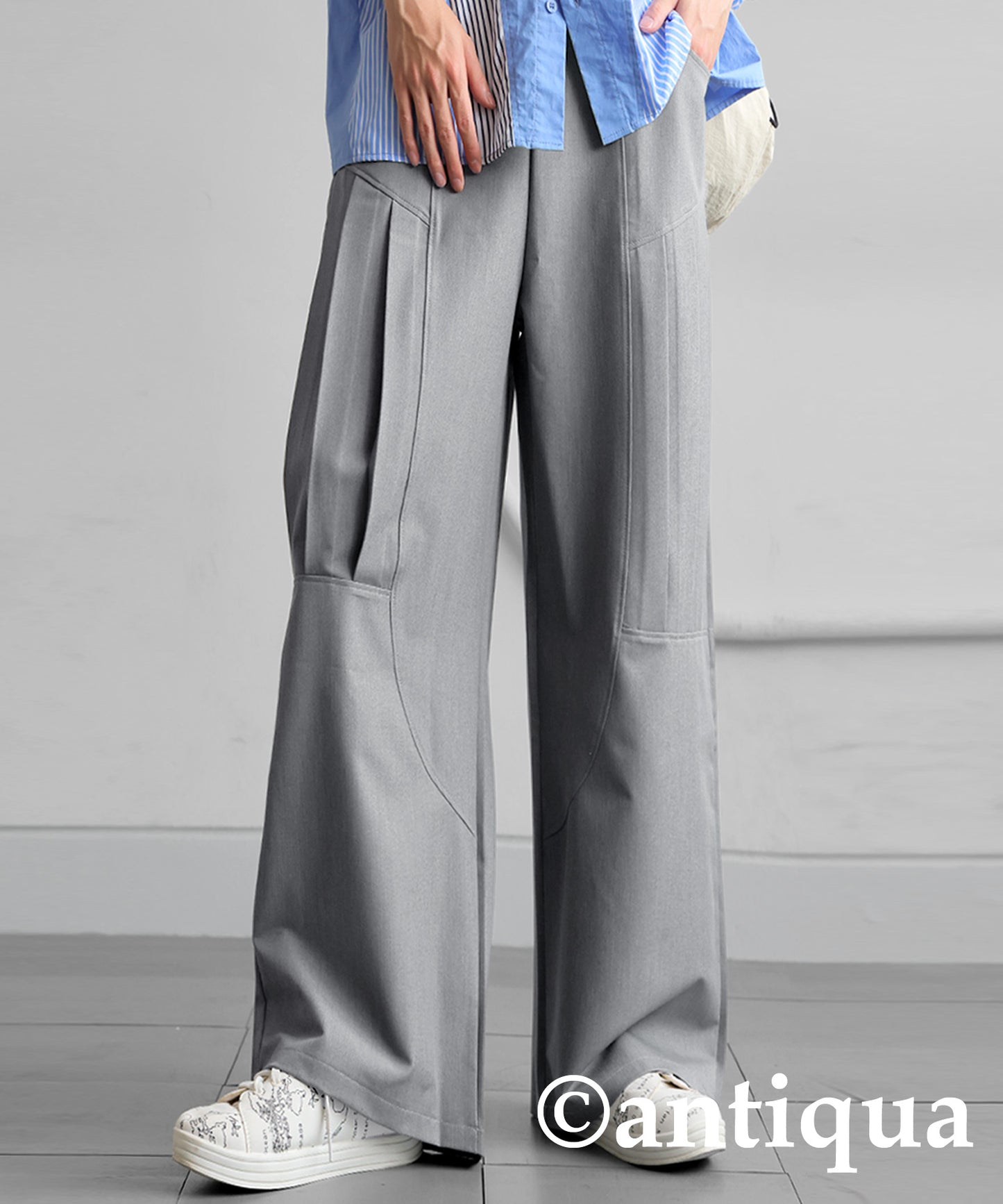 Men's Side Pleated Pants