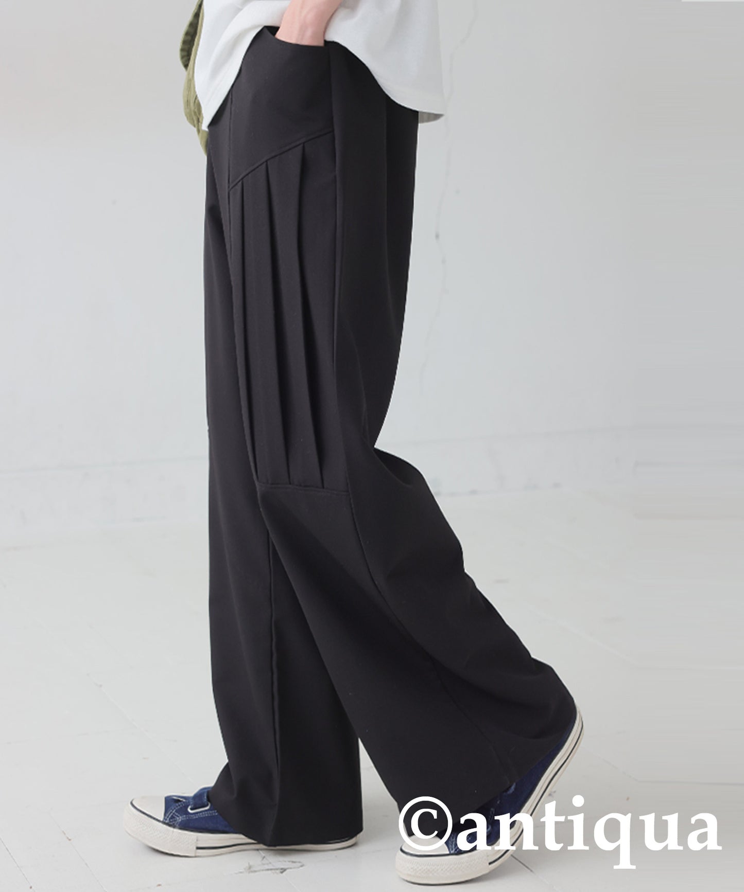 Men's Side Pleated Pants