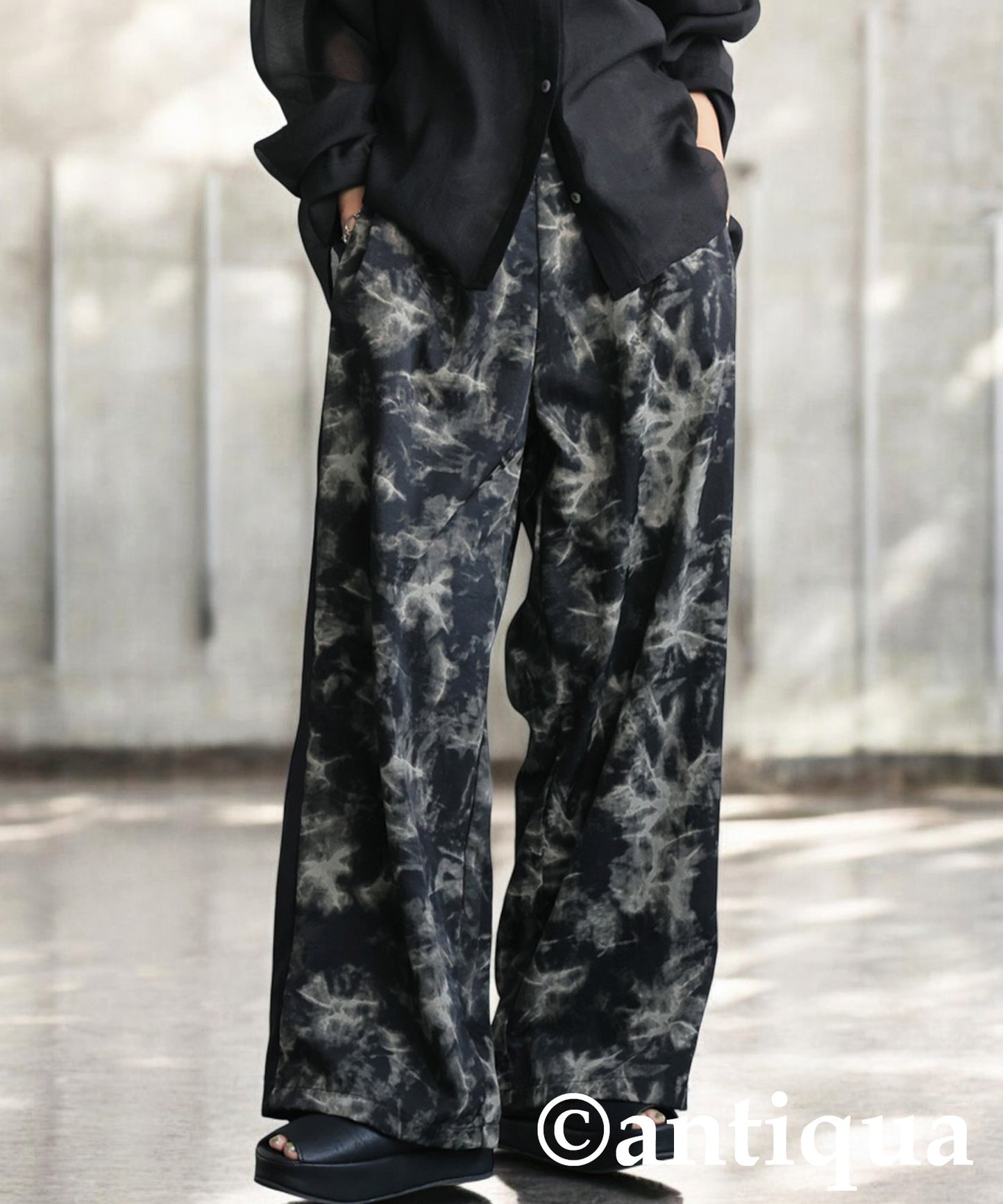 Ladies Nuance Pattern Nylon Pants