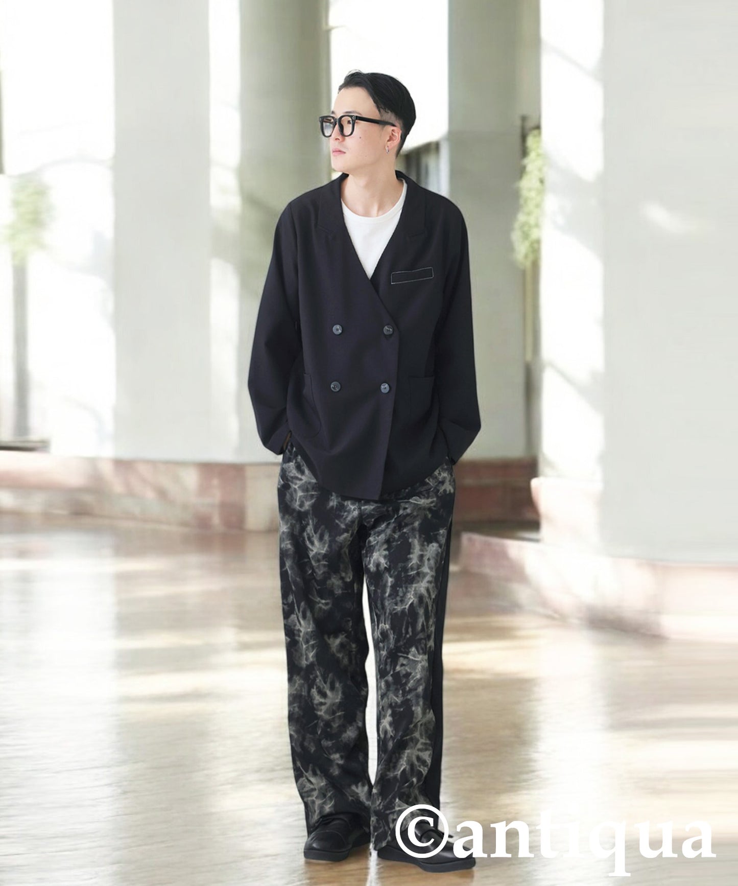 Men's Nuance Pattern Nylon Pants