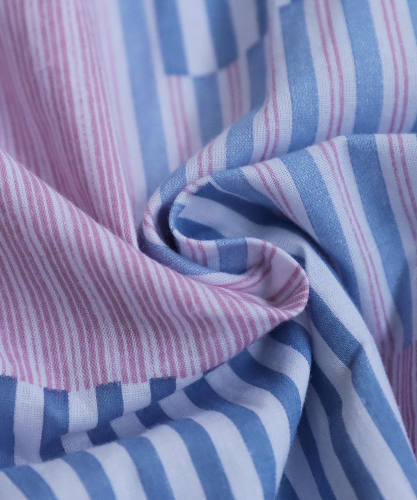 Ladies Striped Patchwork Shirt