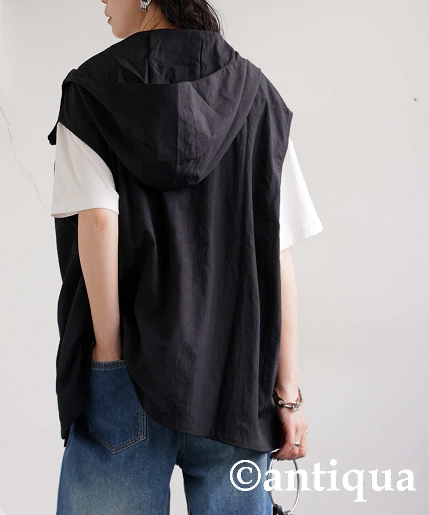 Ladies Asymmetric Zip Vest