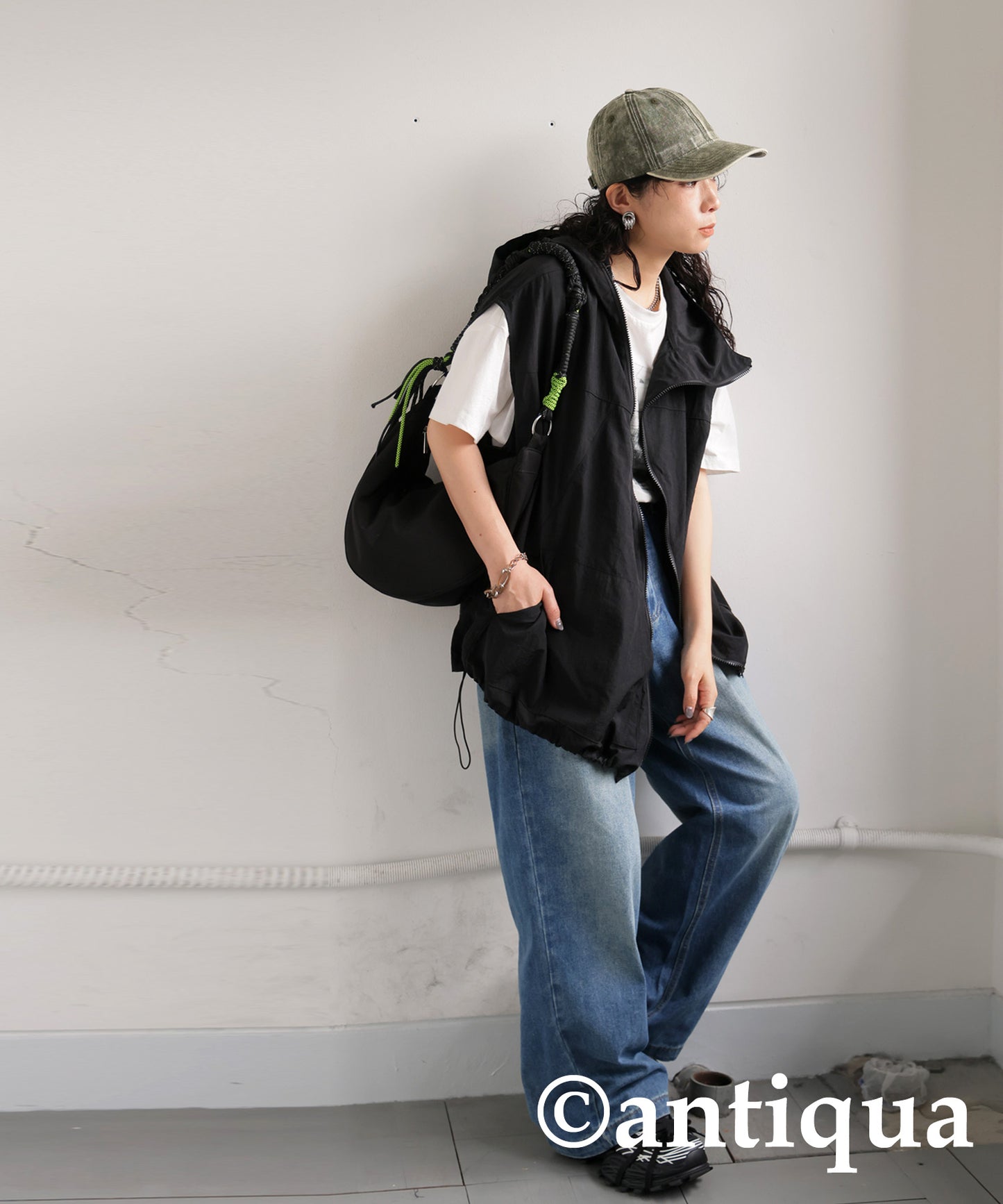 Ladies Asymmetric Zip Vest