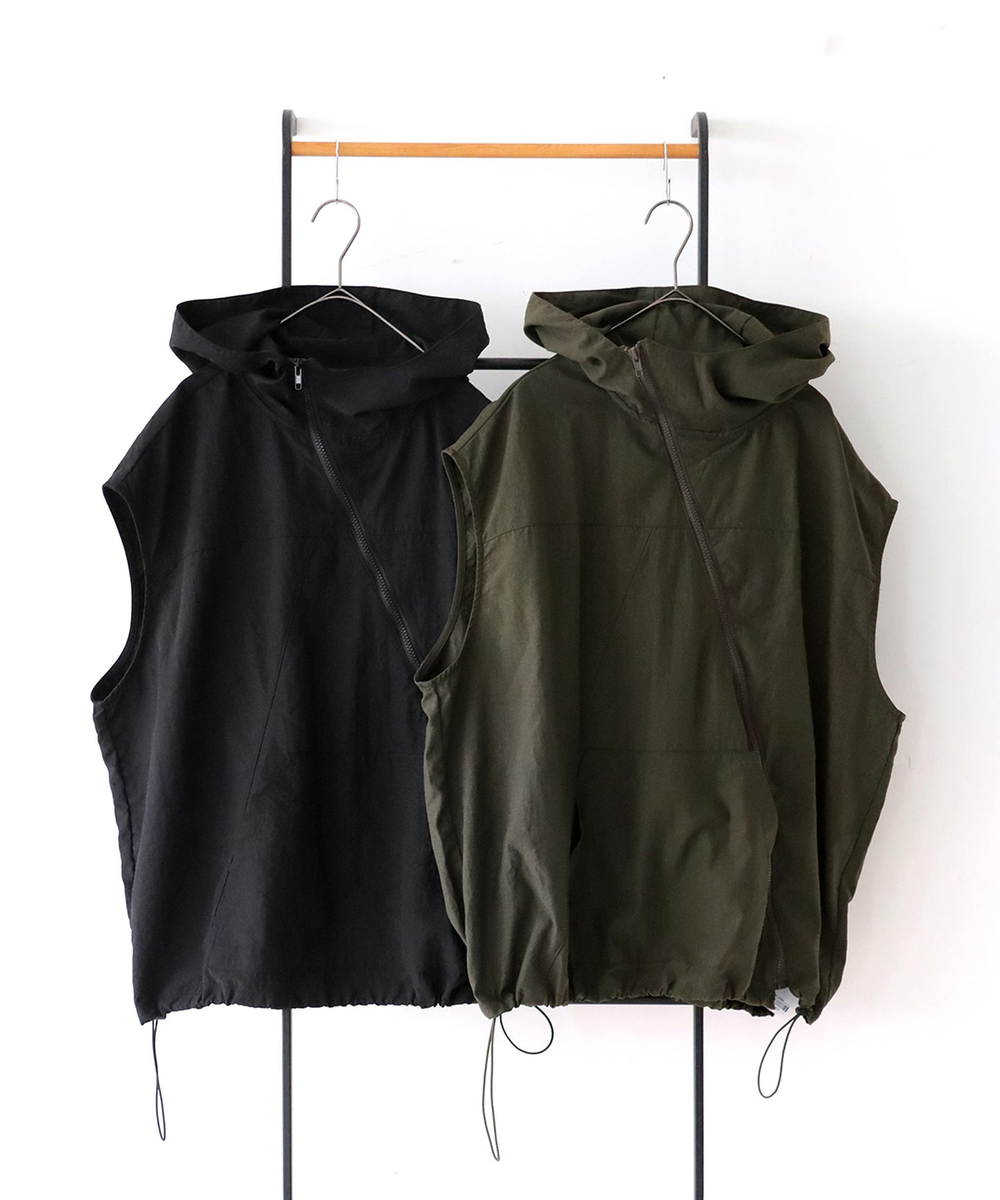 Ladies Asymmetric Zip Vest