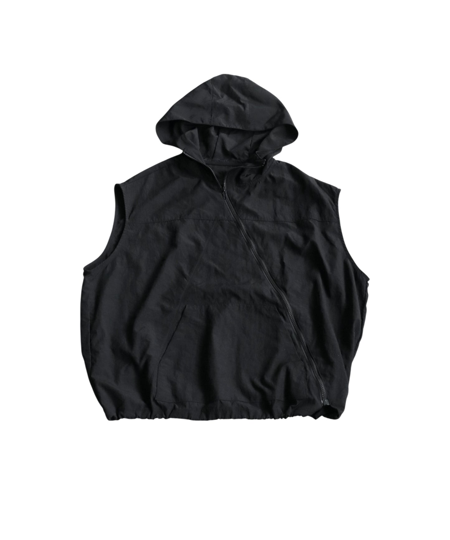 Men's Asymmetric Zip Vest