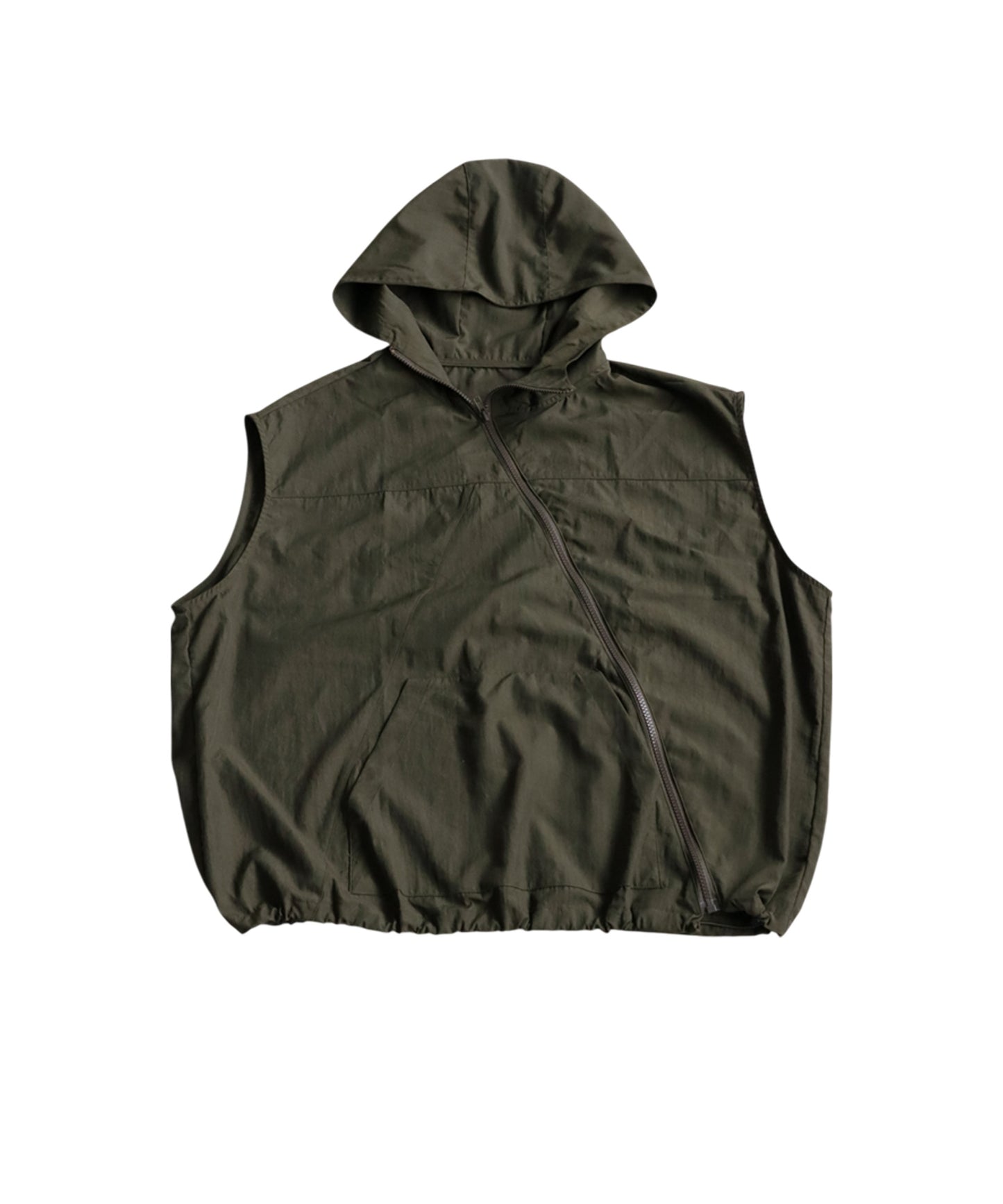 Men's Asymmetric Zip Vest