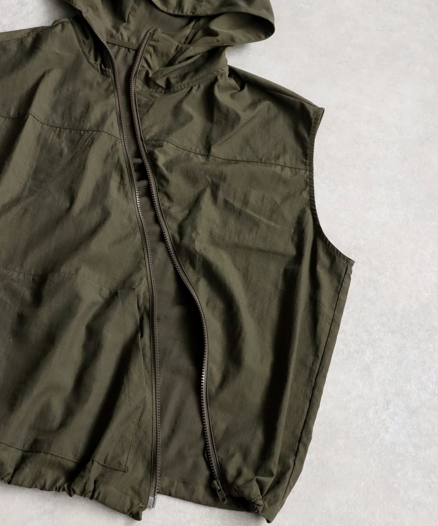 Ladies Asymmetric Zip Vest