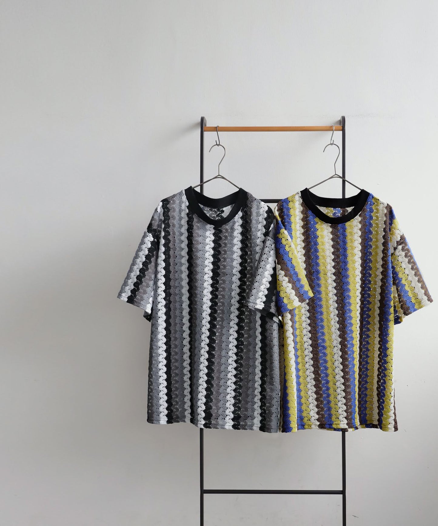 Men's Lace Knit T-Shirt