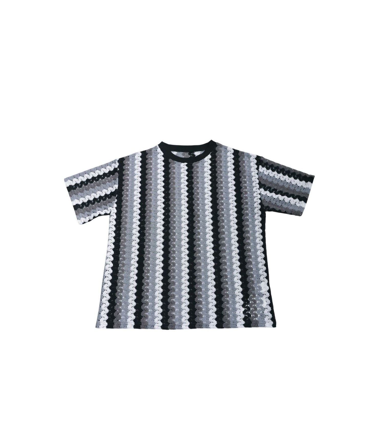 Men's Lace Knit T-Shirt