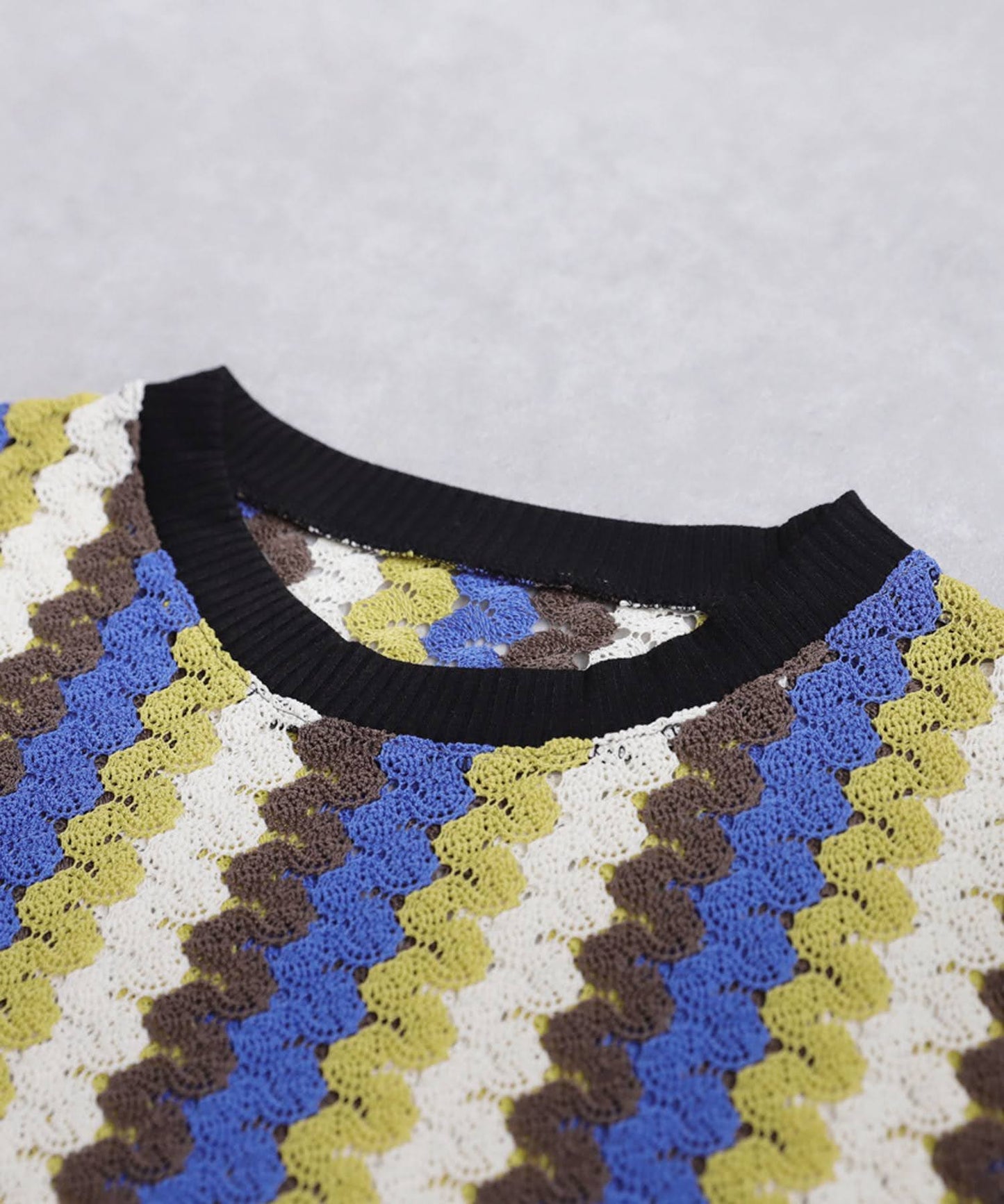 Ladies Lace Knit T-Shirt