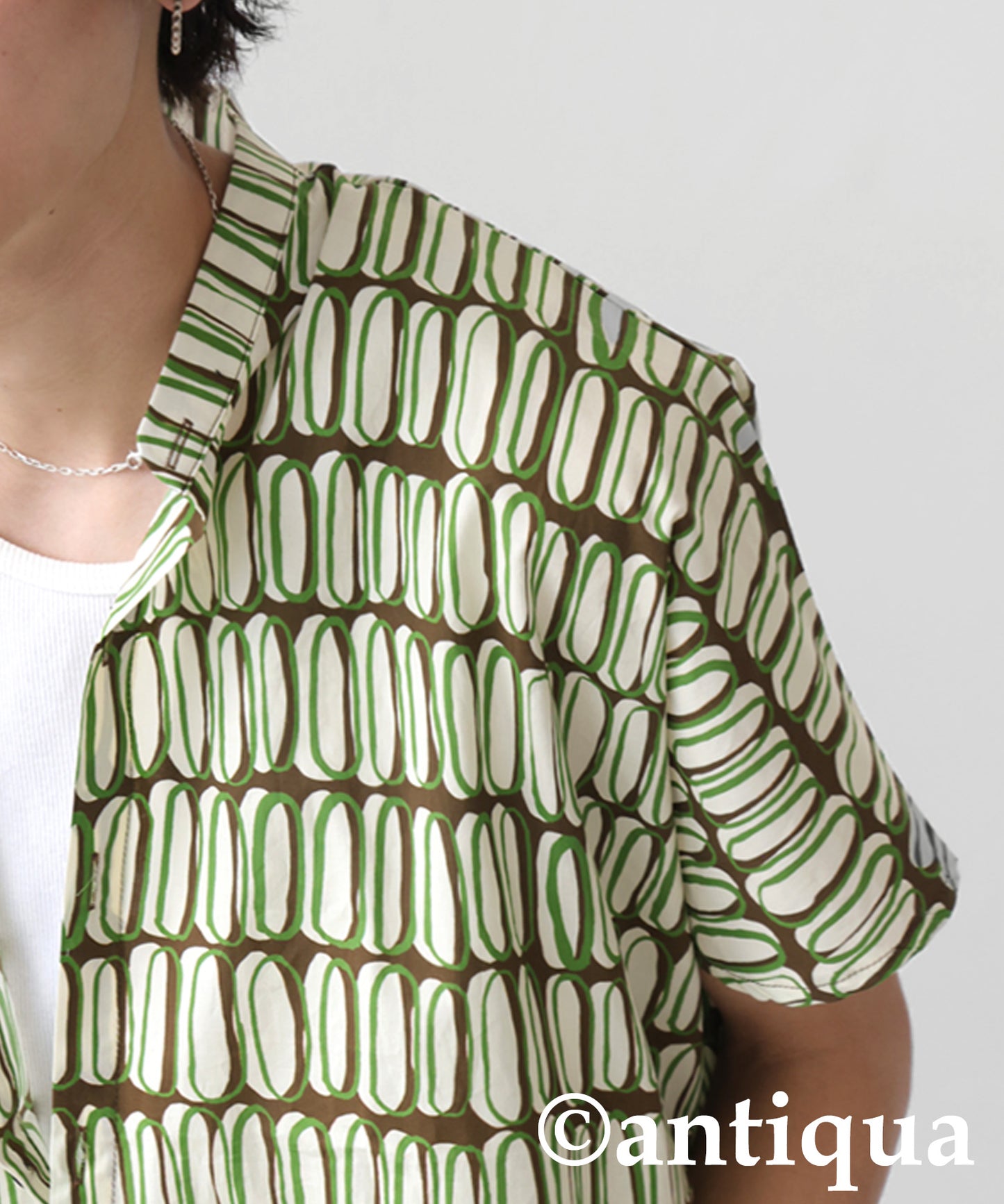 Men's Retro Print Shirt