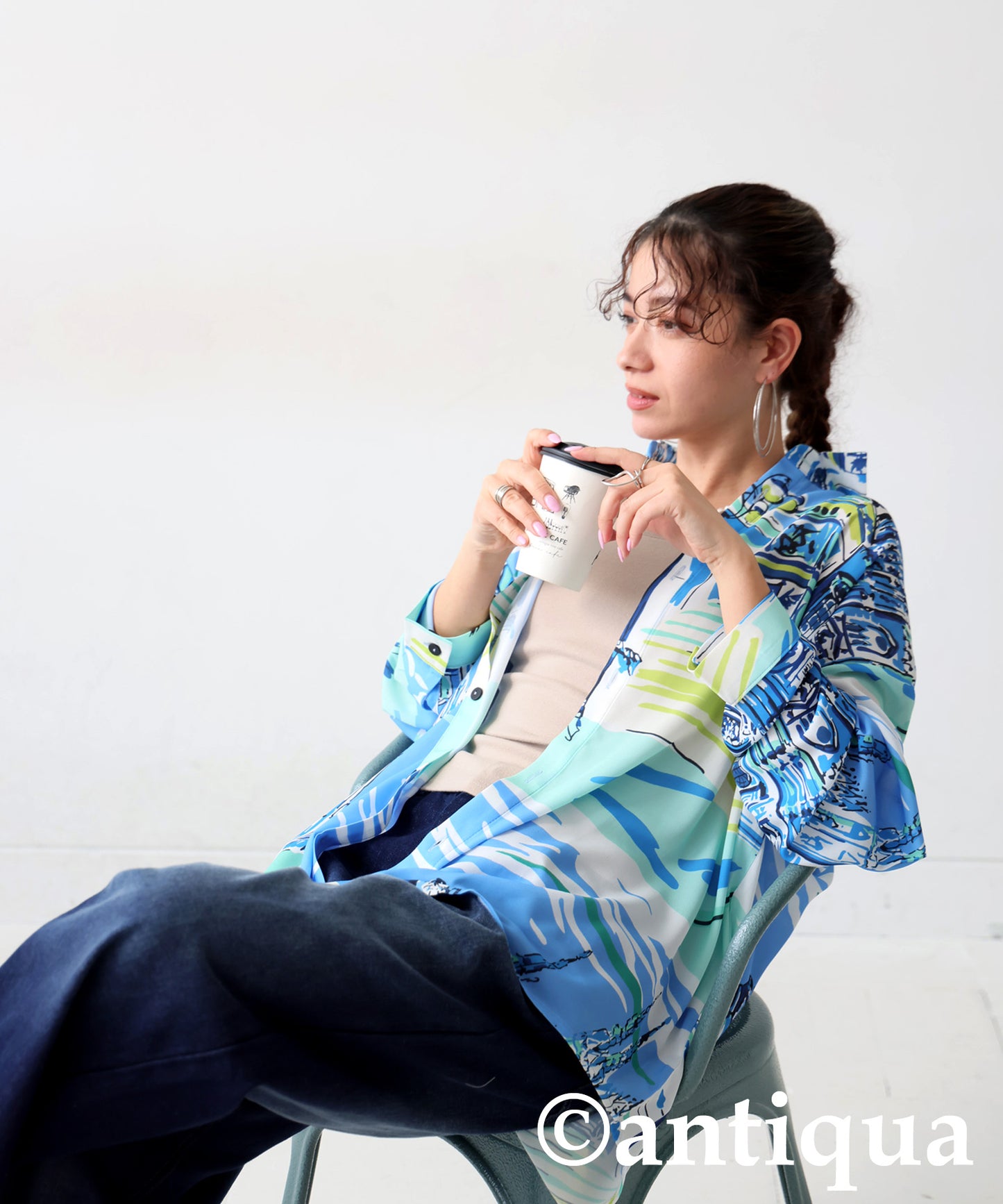 City Pattern Shirt Ladies