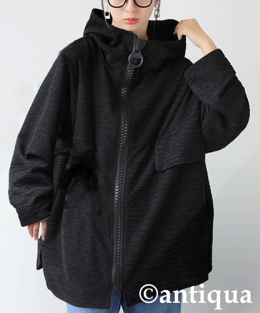 Big Zipper Hoodie Ladies