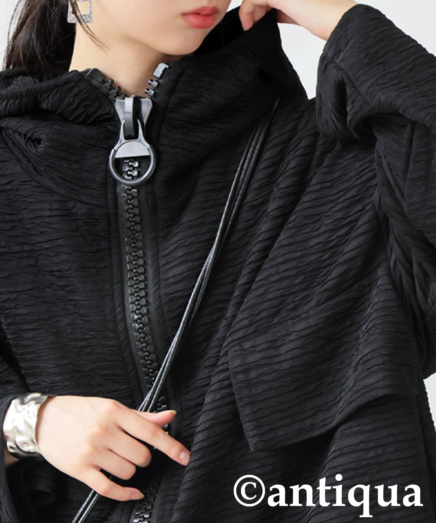 Big Zipper Hoodie Ladies