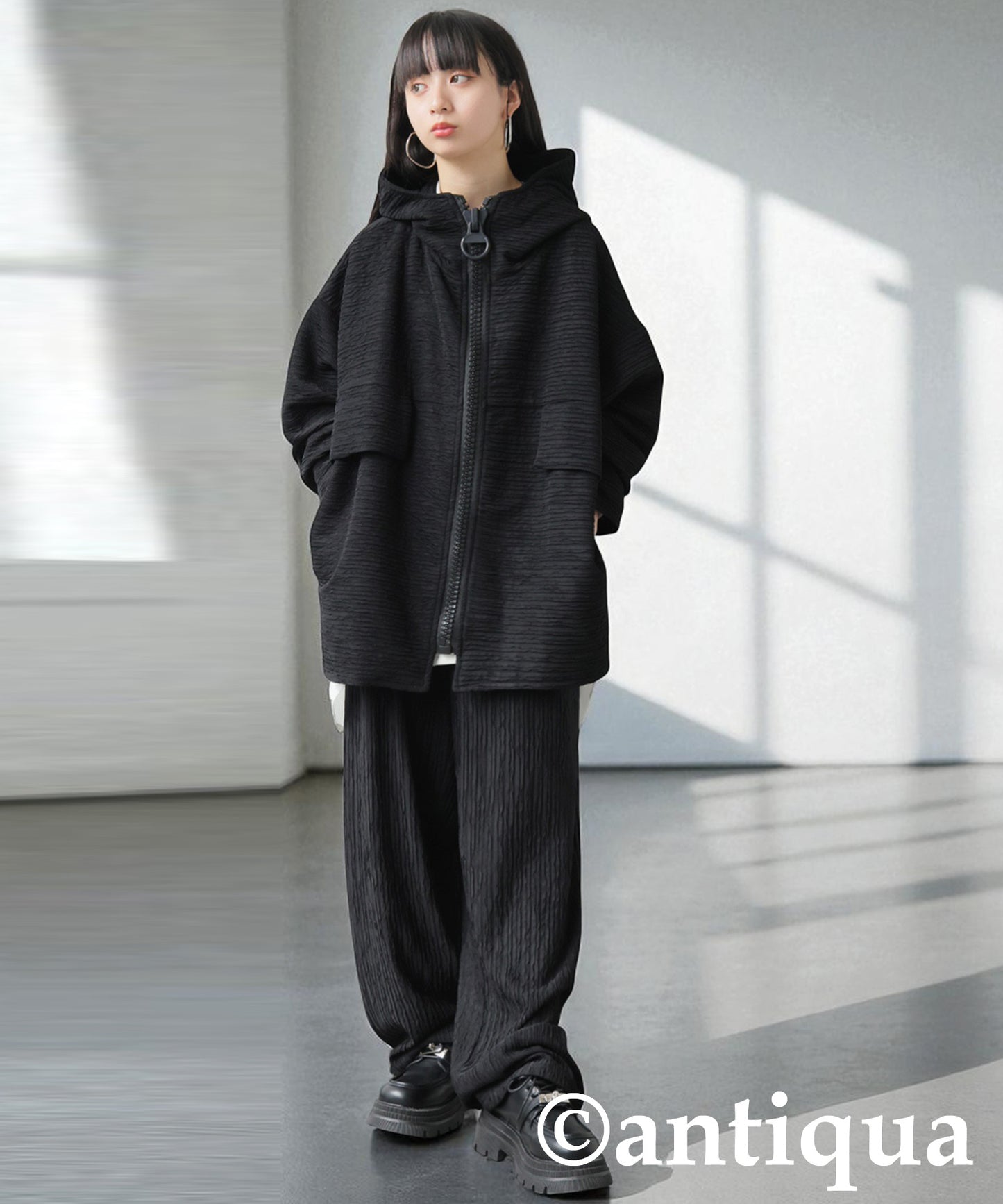 Big Zipper Hoodie Ladies