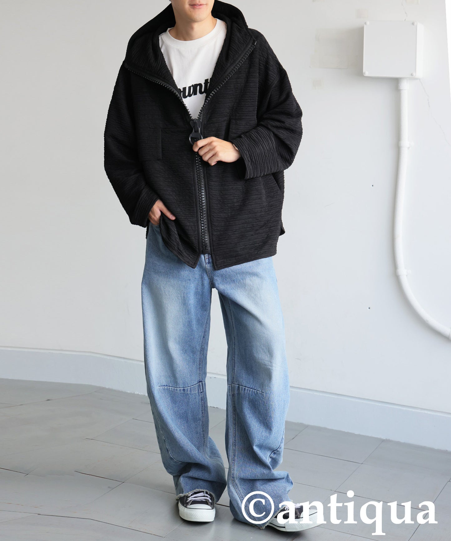 Big Zipper Hoodie Men's