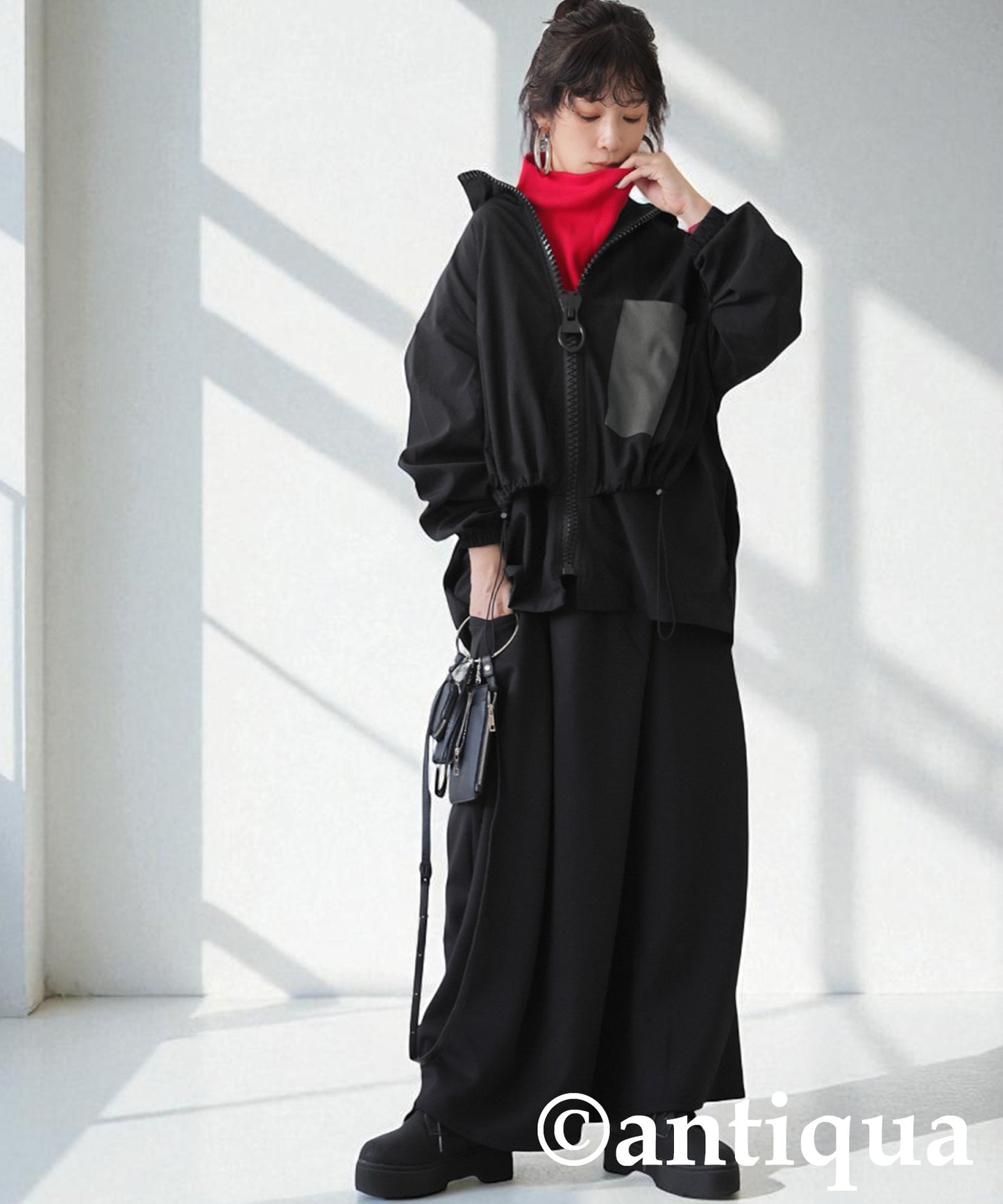 2Way Big Zipper Jacket Ladies