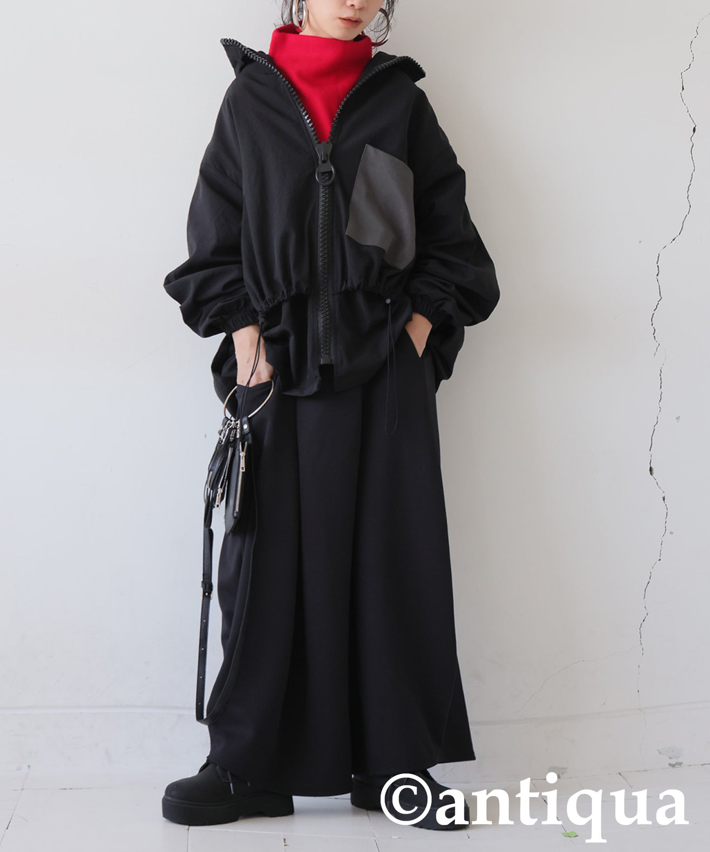 2Way Big Zipper Jacket Ladies