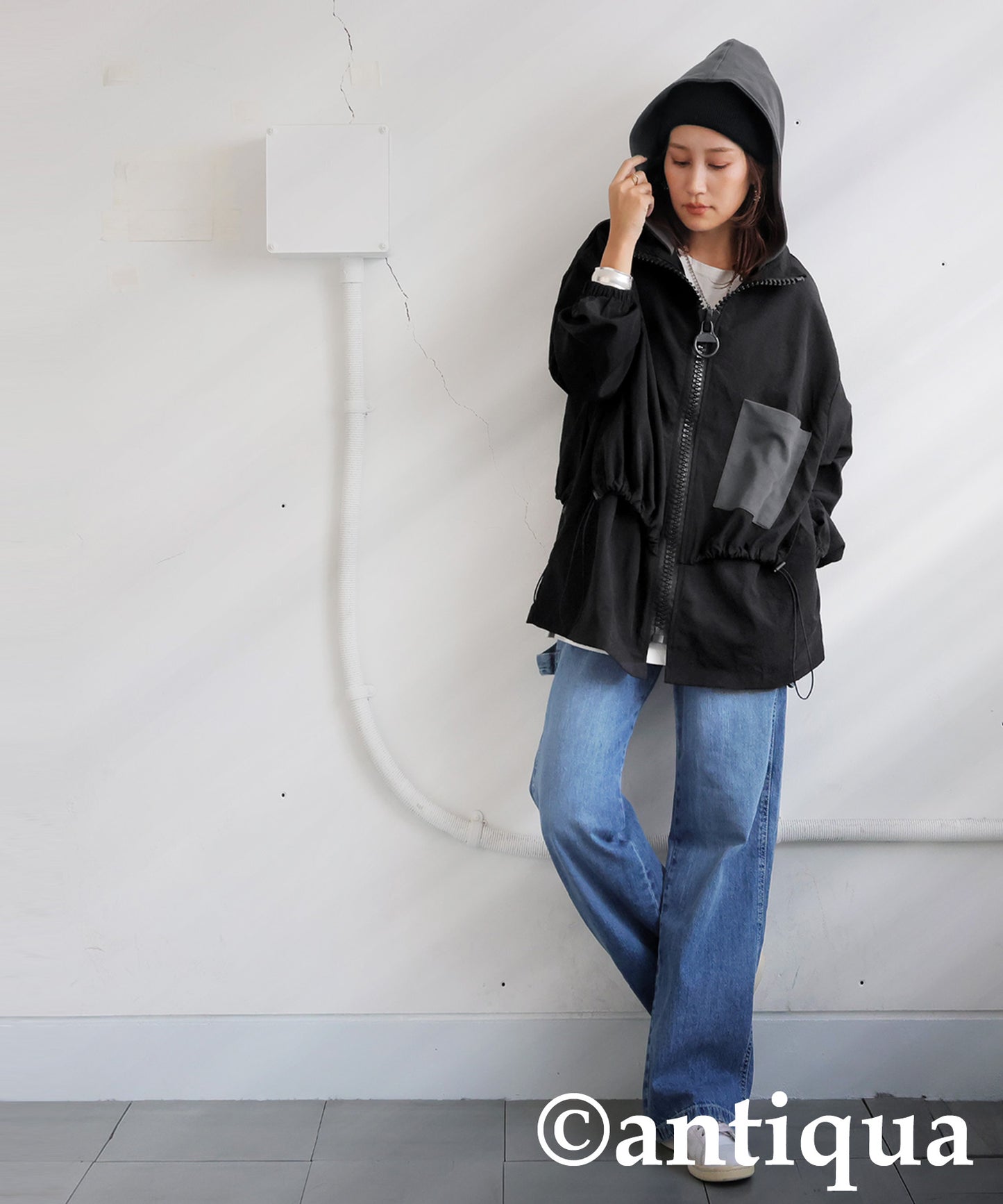 2Way Big Zipper Jacket Ladies