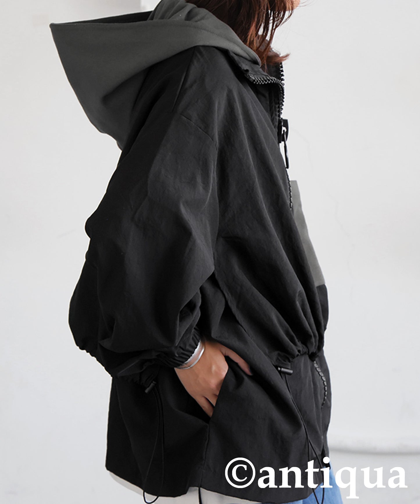 2Way Big Zipper Jacket Ladies