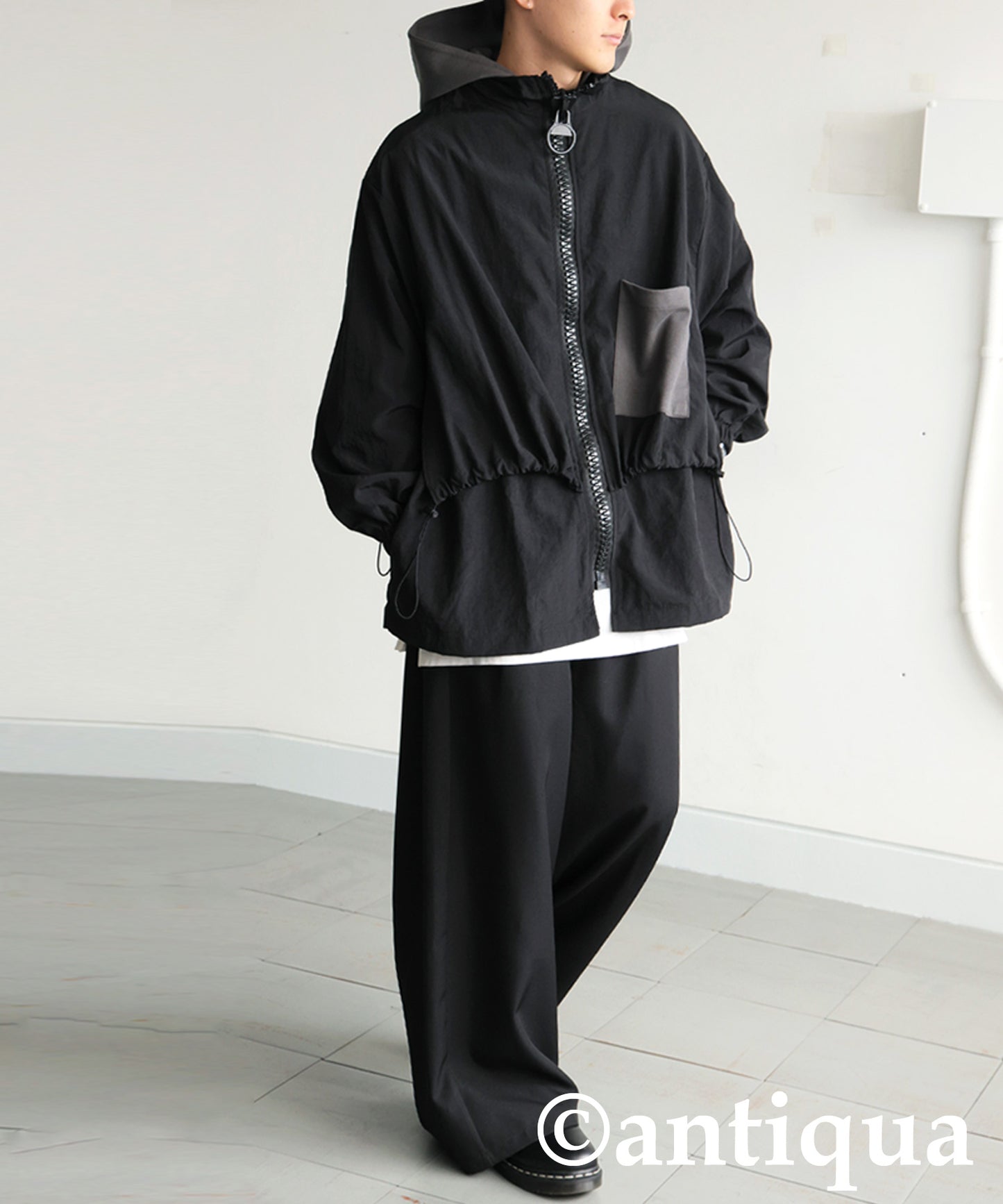 2Way Big Zipper Jacket Men's