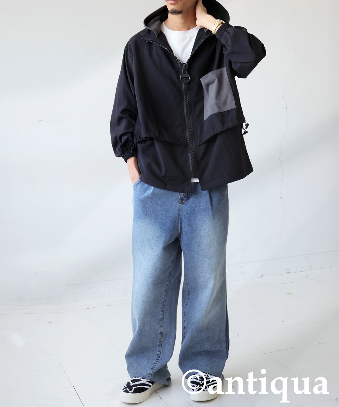 2Way Big Zipper Jacket Men's