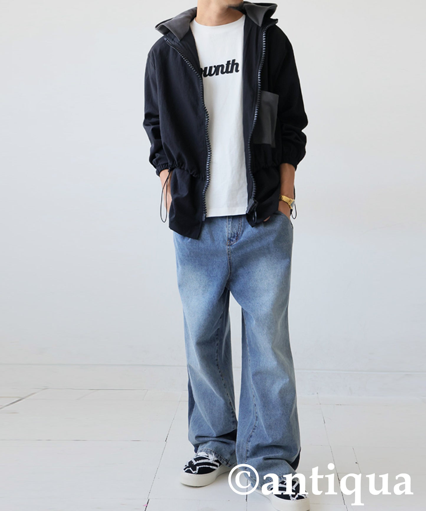 2Way Big Zipper Jacket Men's