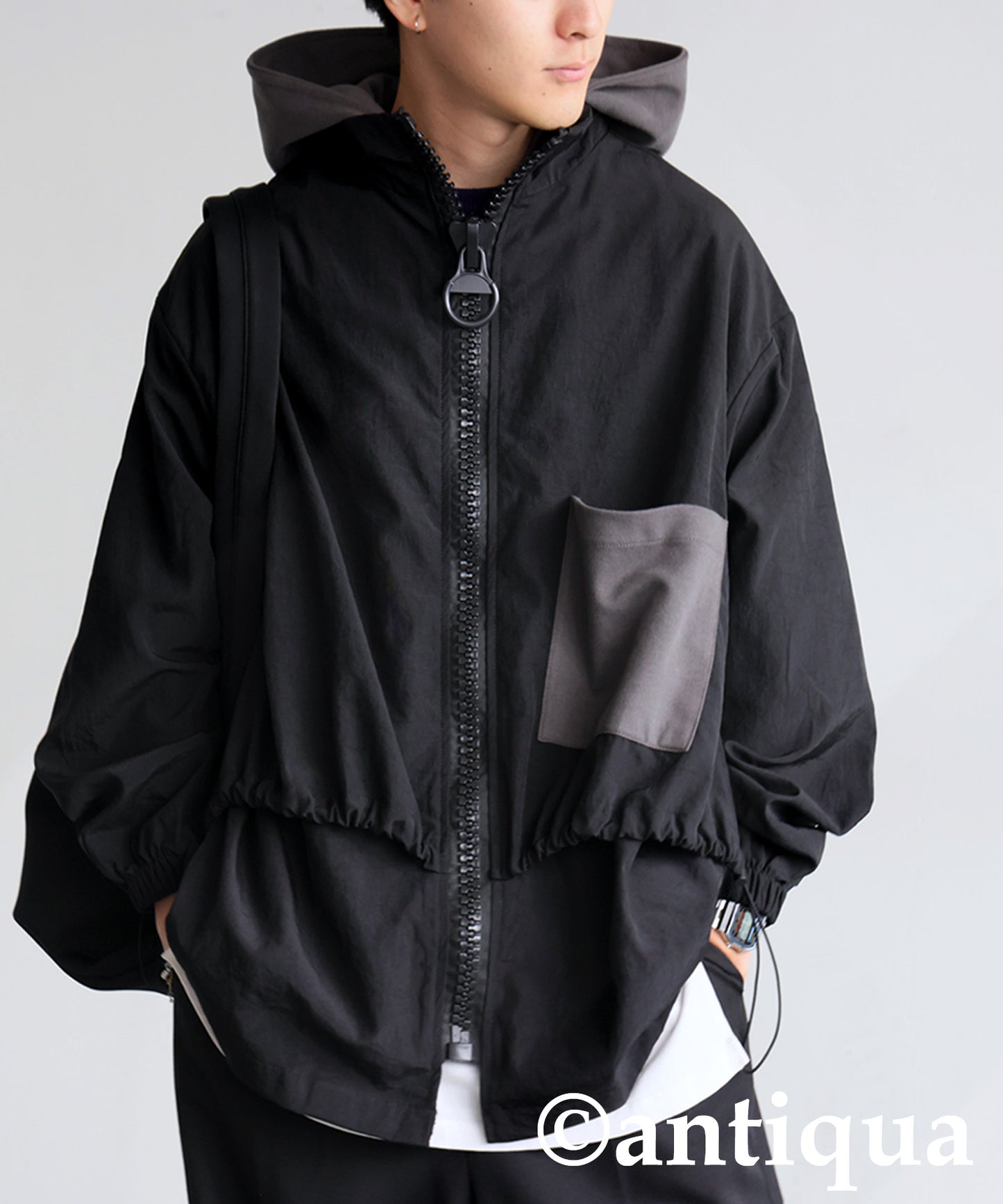 2Way Big Zipper Jacket Men's