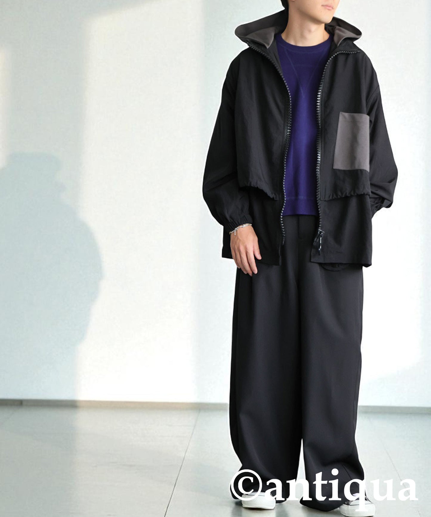 2Way Big Zipper Jacket Men's