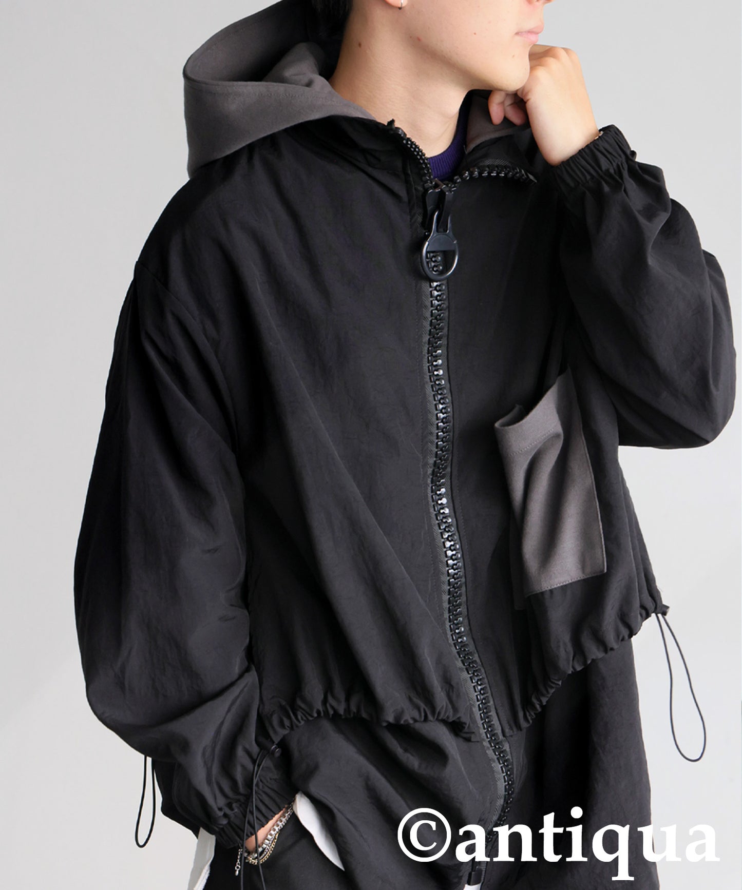 2Way Big Zipper Jacket Men's