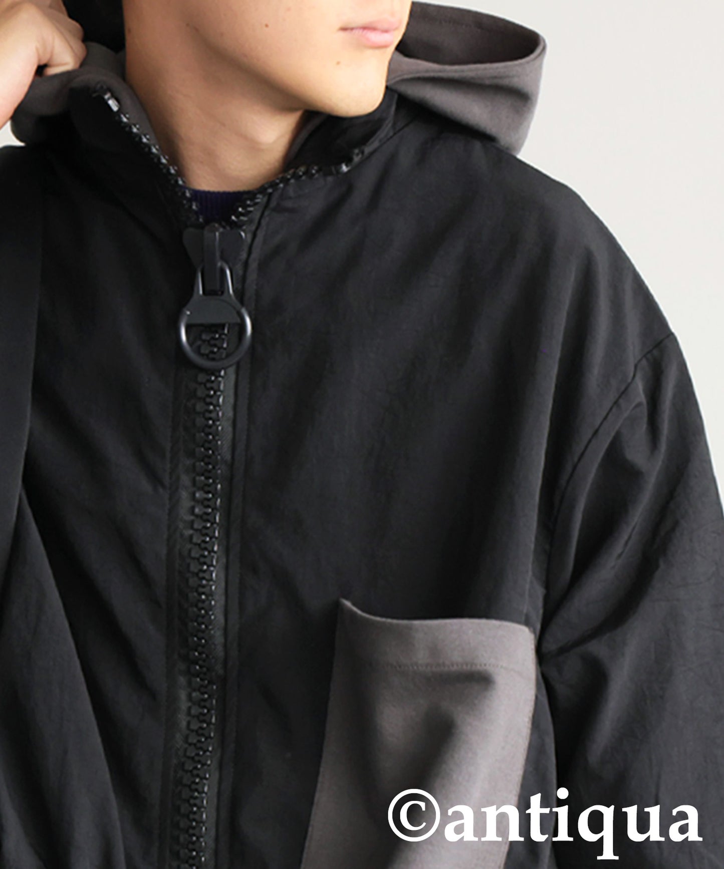 2Way Big Zipper Jacket Men's