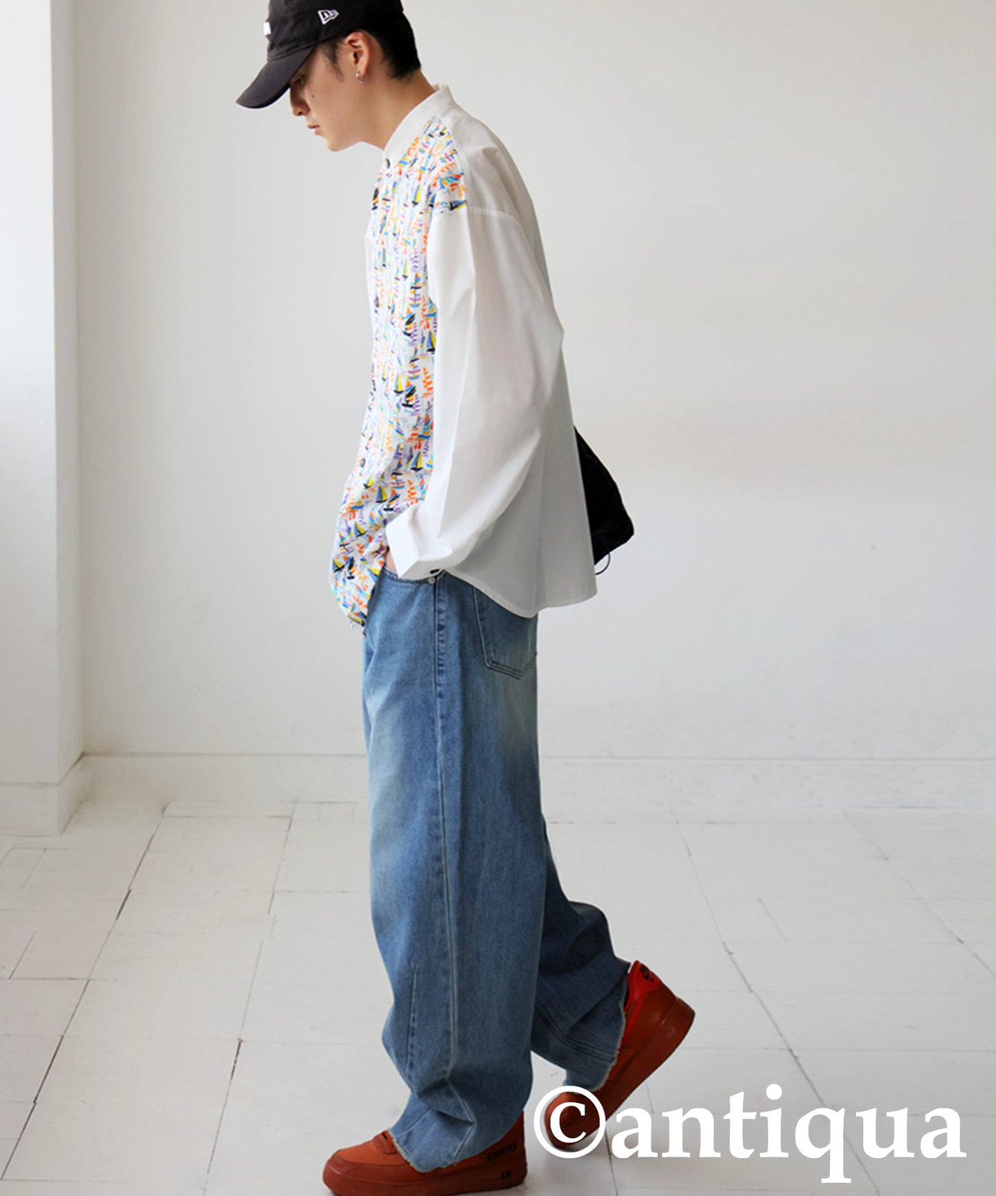 Men's Yacht Print Shirt