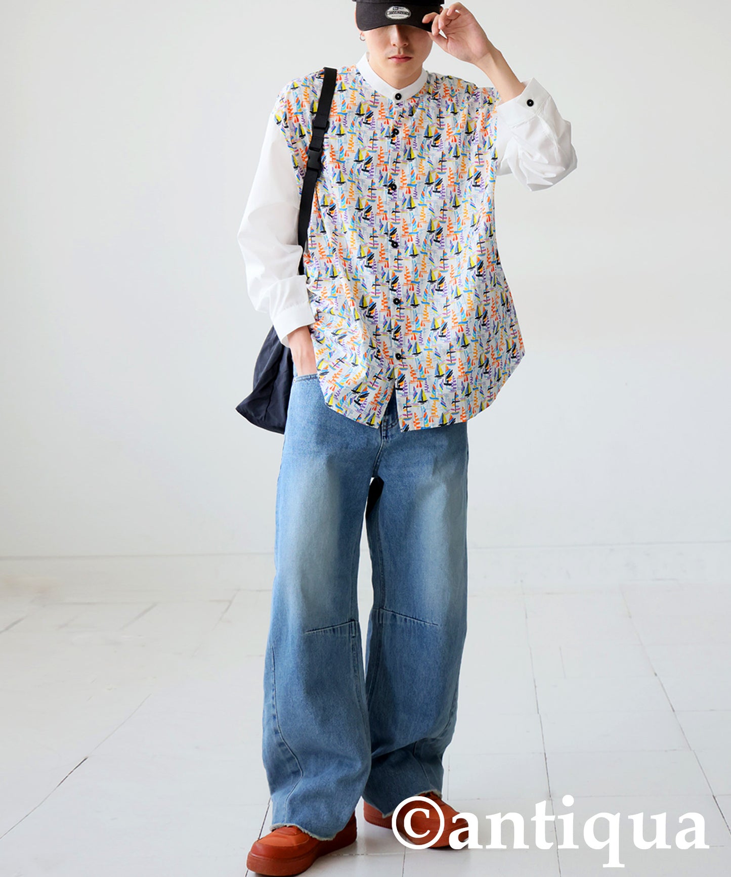 Men's Yacht Print Shirt