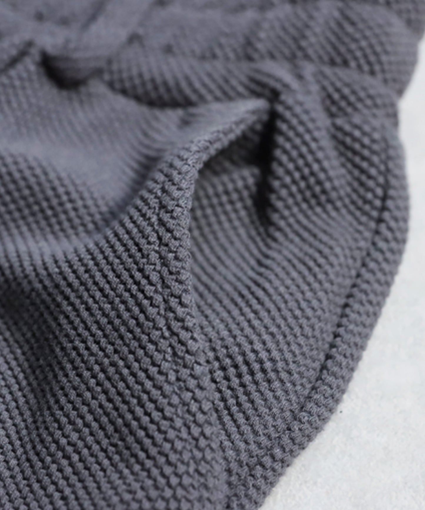 Waffle Knit Wide-Leg Pants Ladies