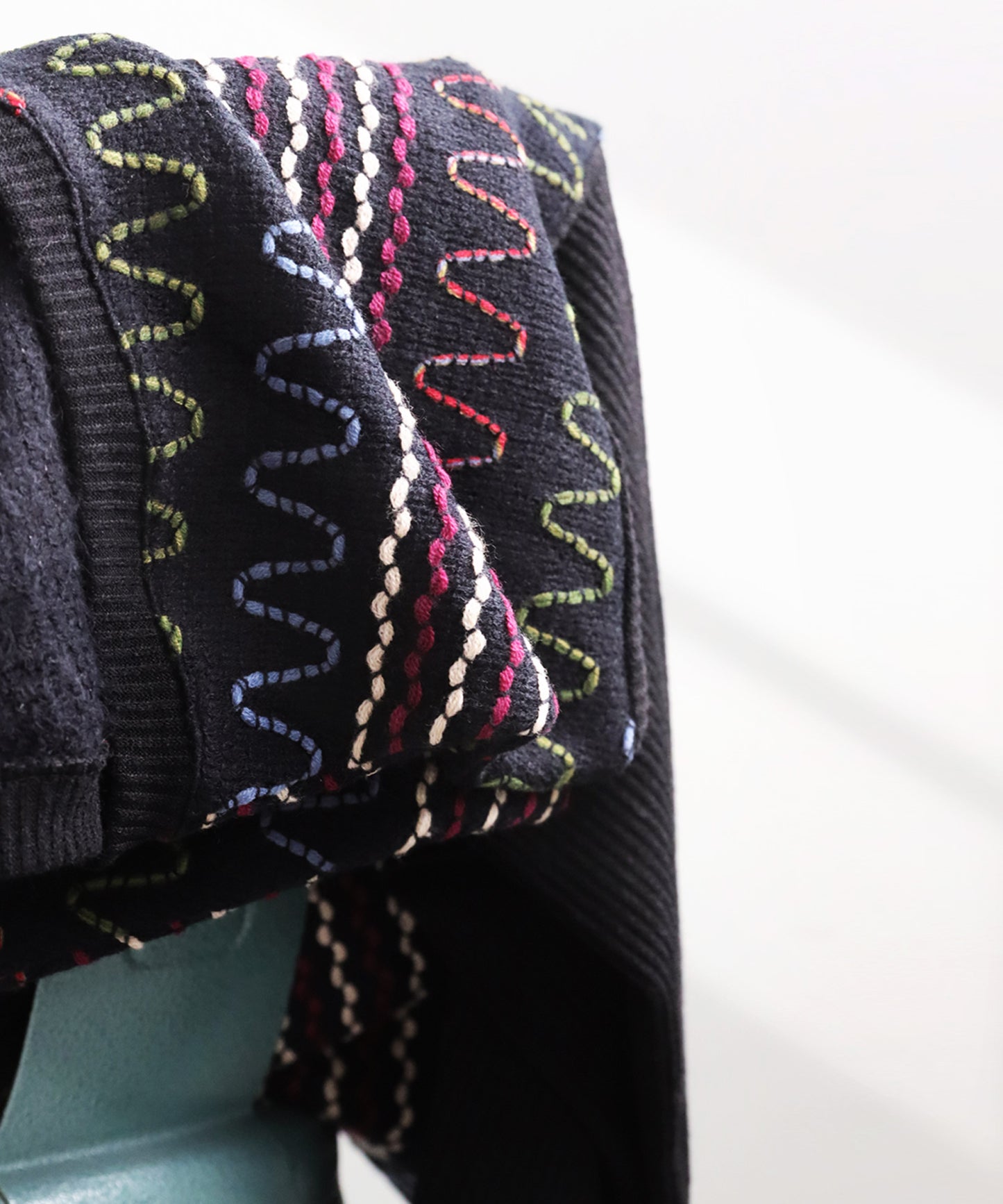 Color Stitch Knit Cardigan Ladies