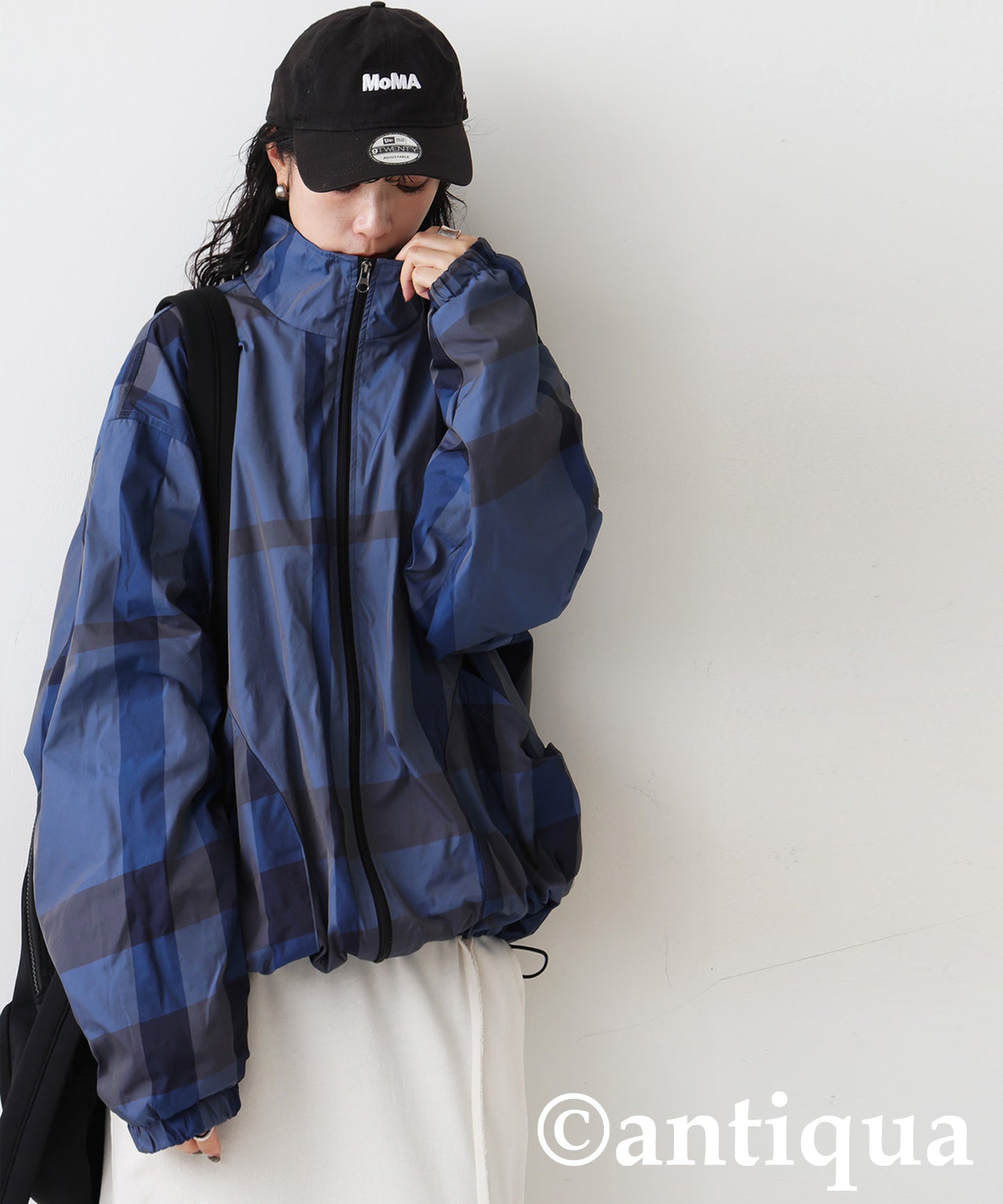 Checked buouson Ladies