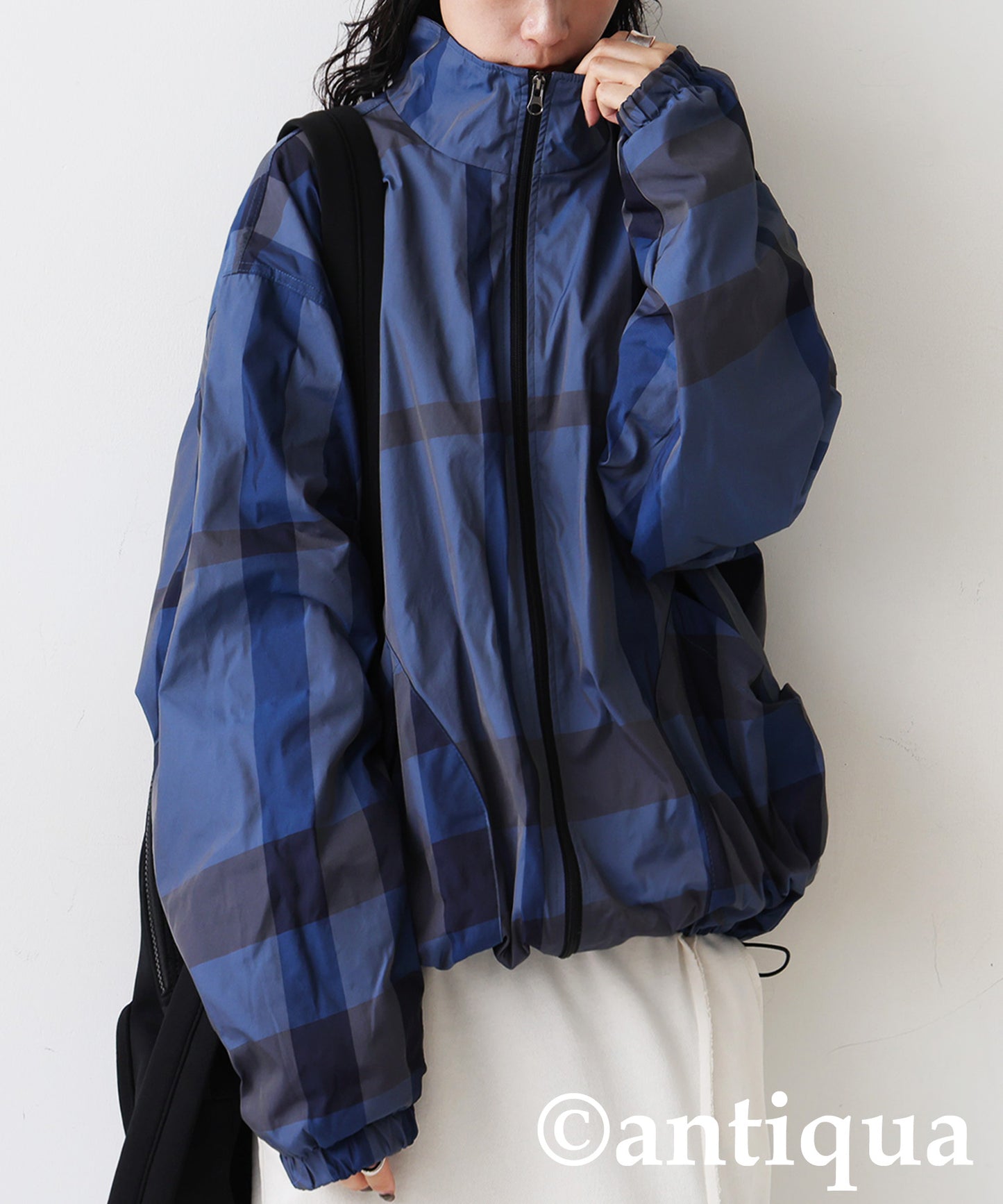 Checked buouson Ladies