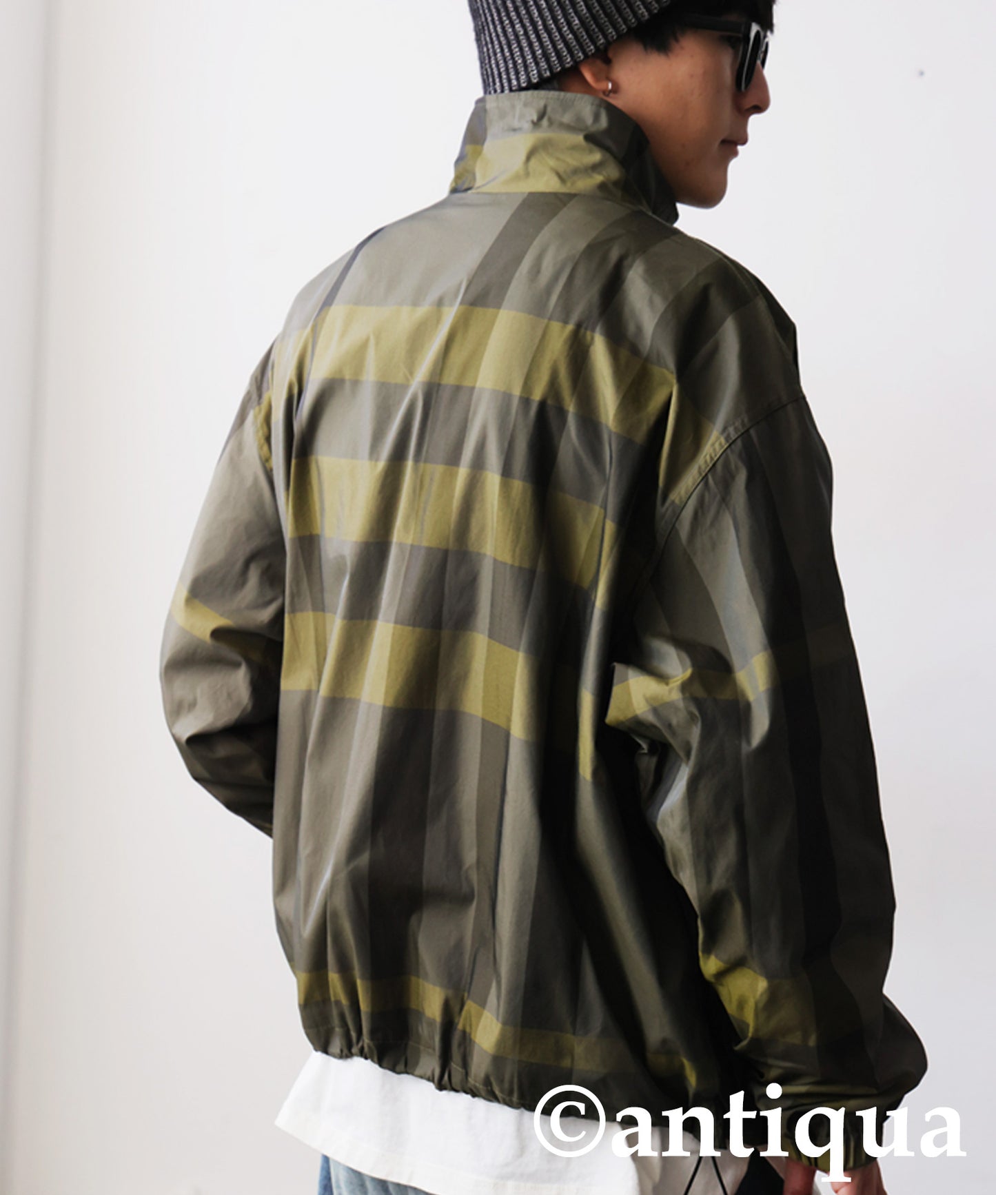 Checked buouson Men's