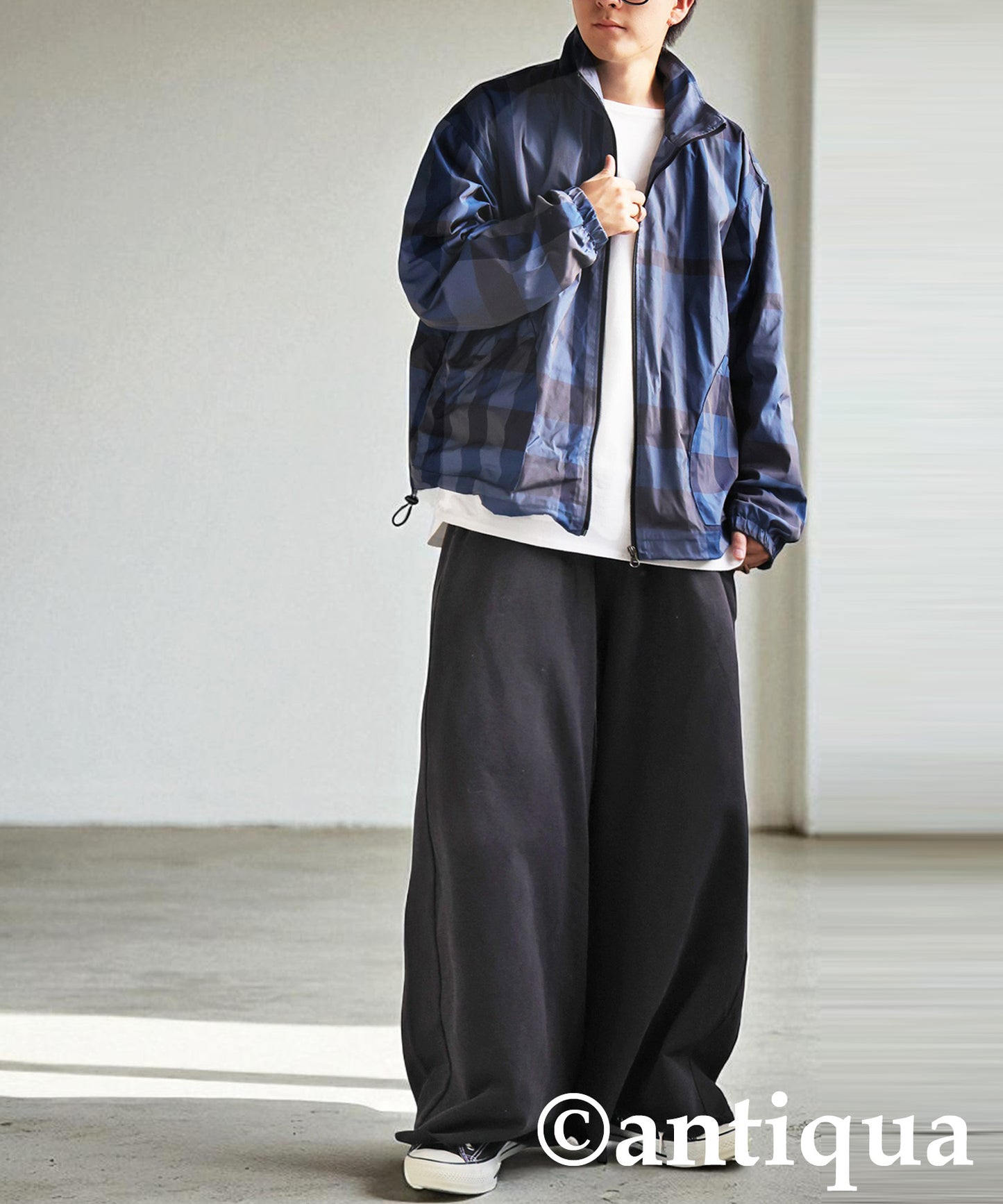 Checked buouson Men's