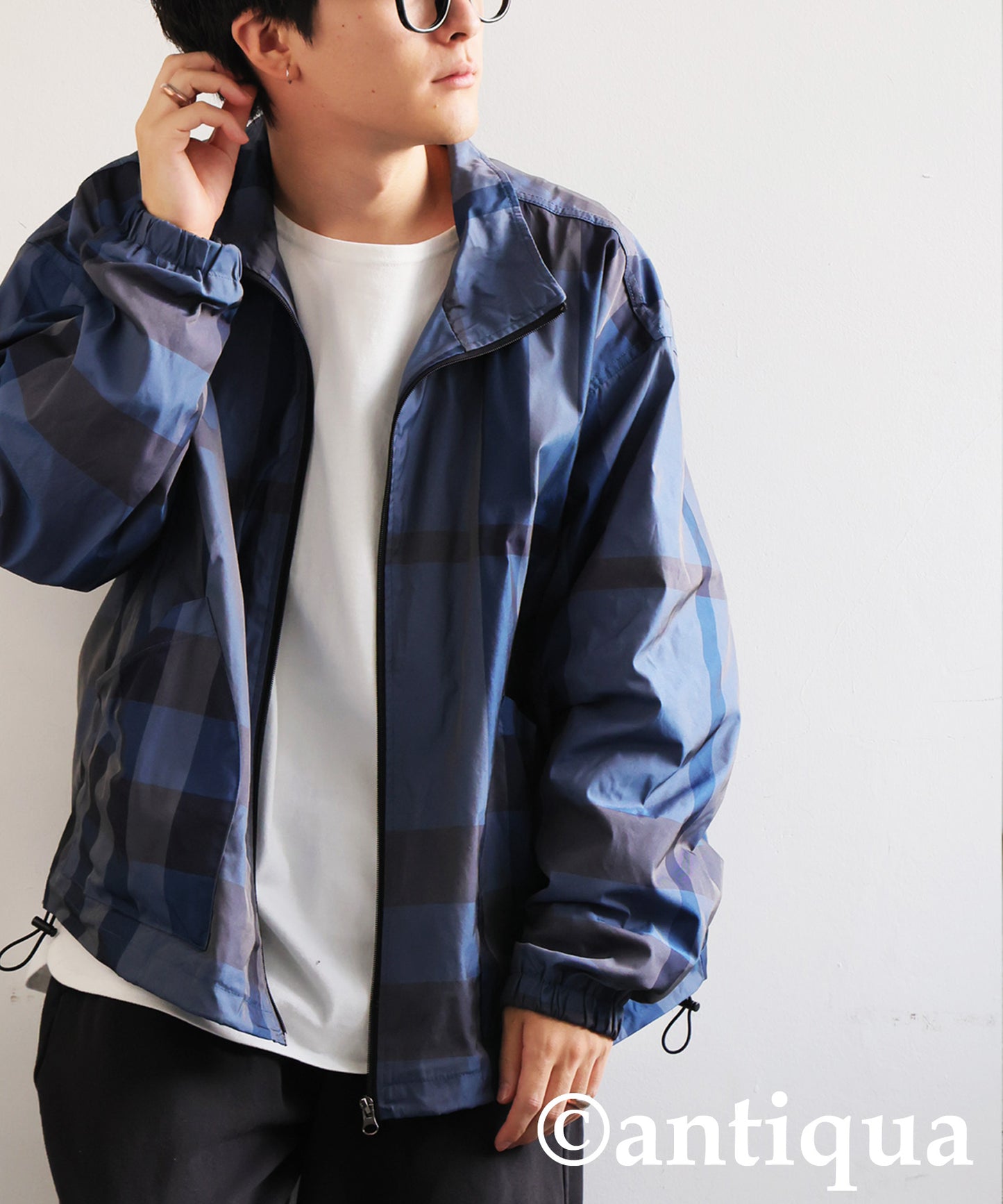 Checked buouson Men's