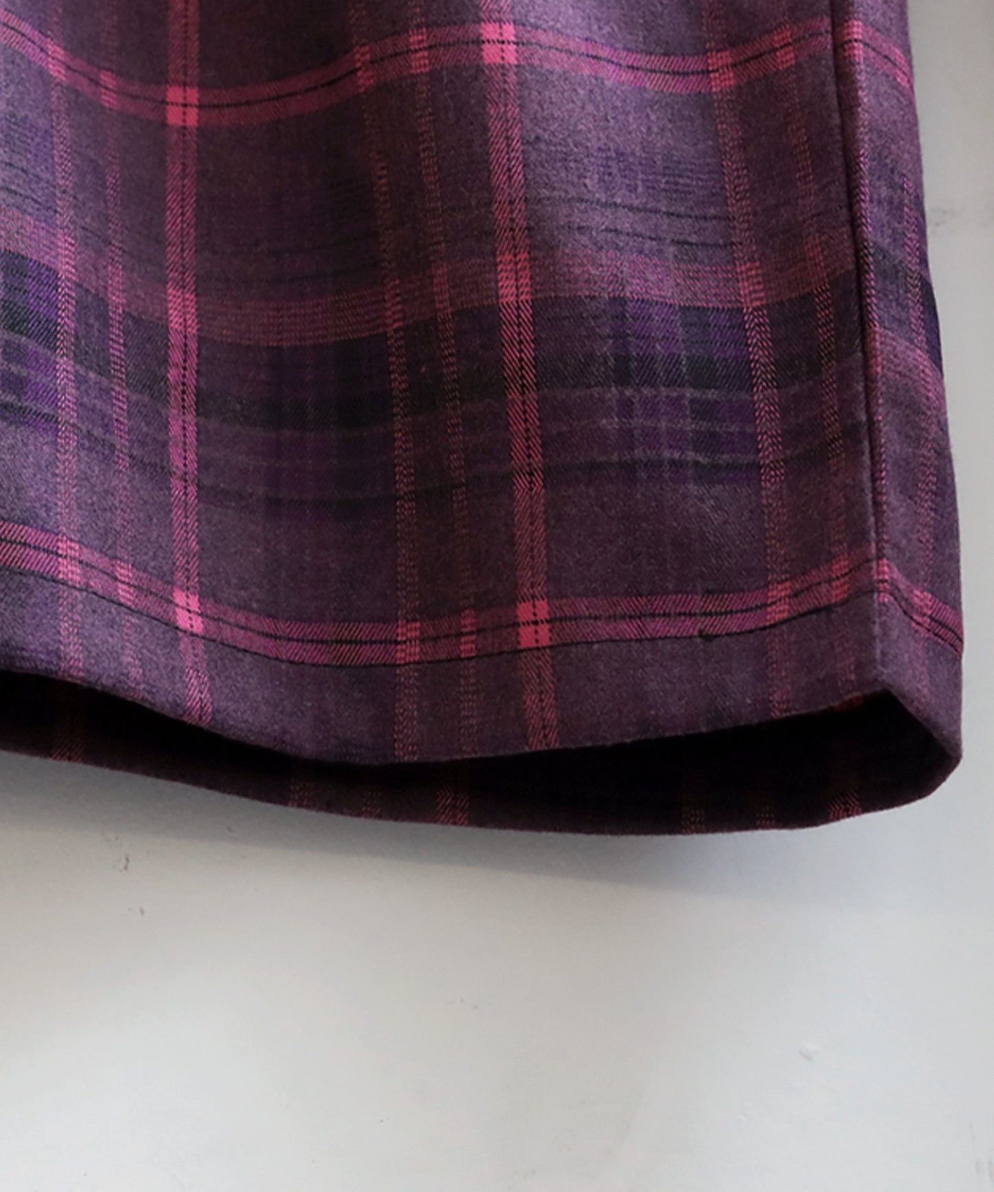 Checked Wide Pants Ladies