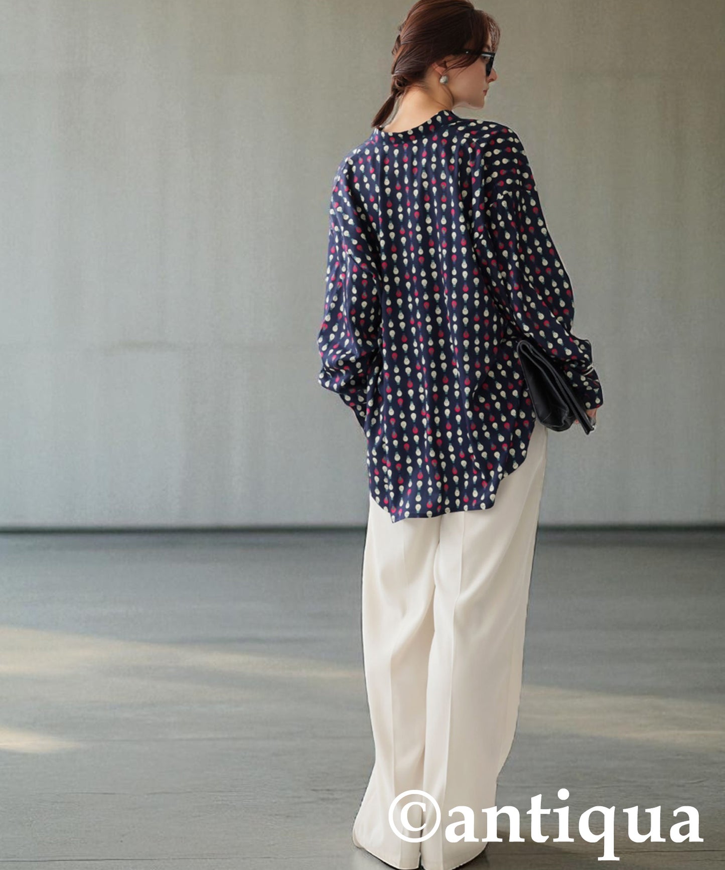 Ladies Light Bulb Print Shirt