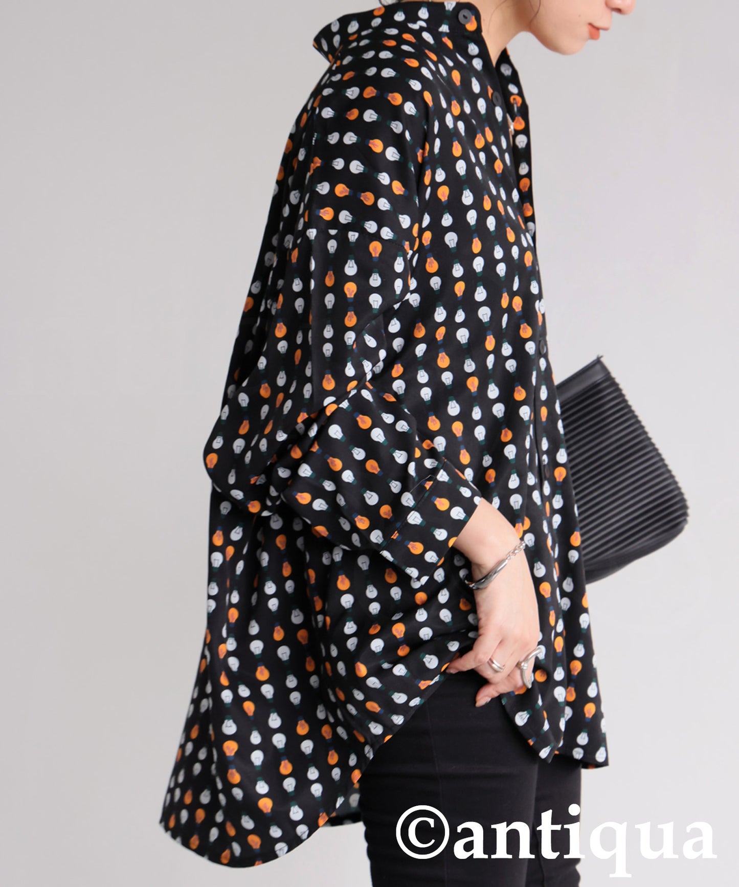 Ladies Light Bulb Print Shirt