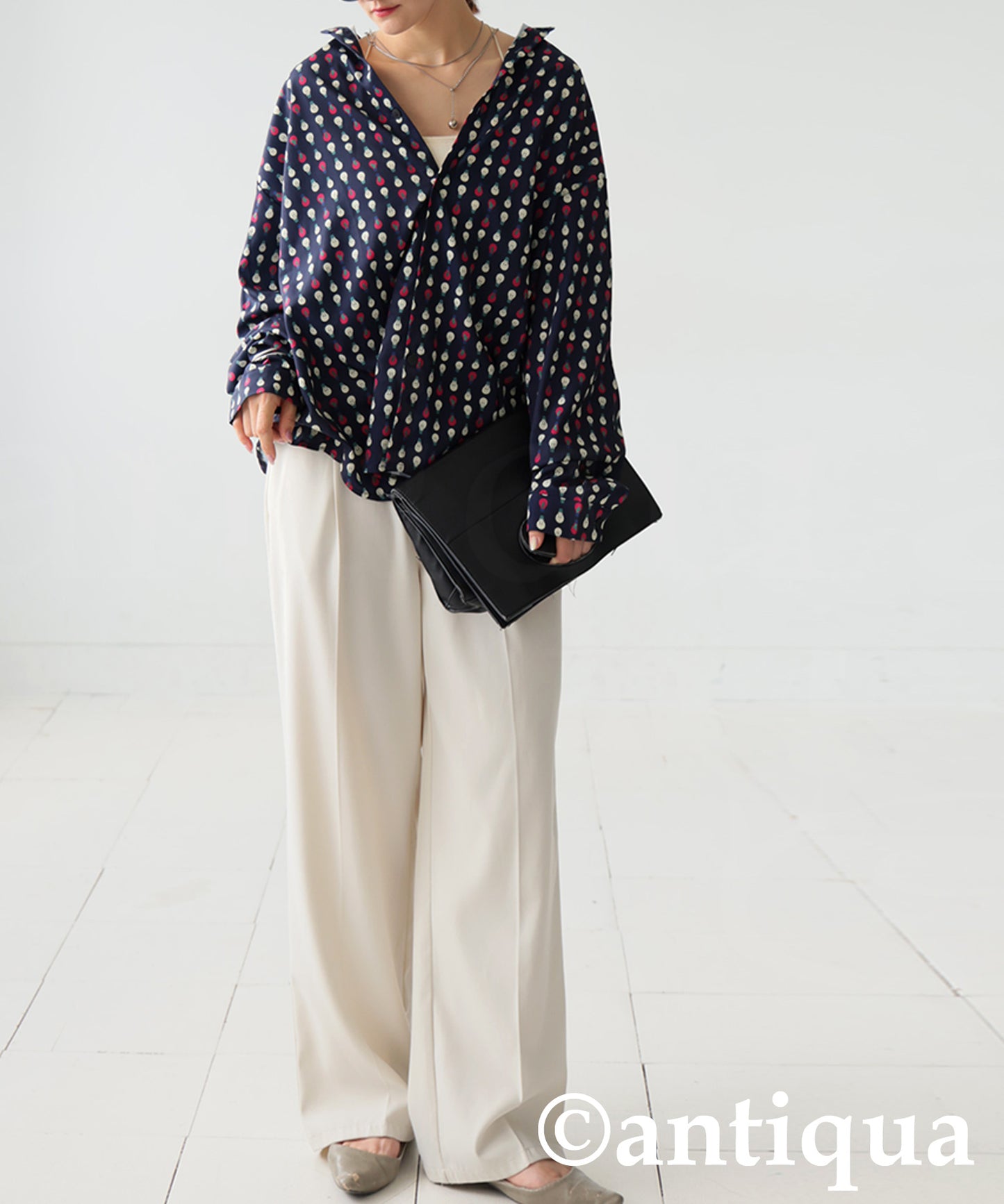 Ladies Light Bulb Print Shirt